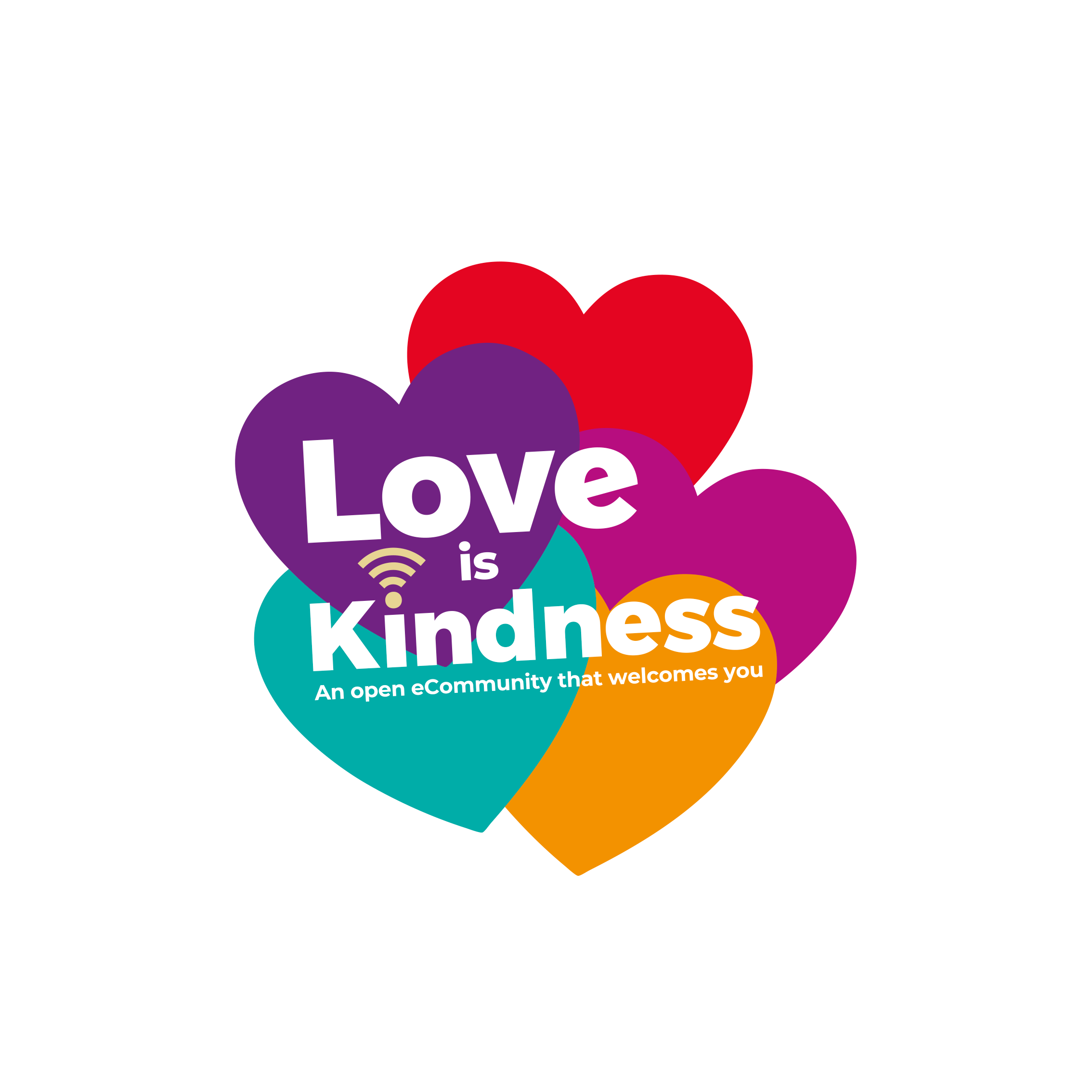 Love Is Kindness logo designed by Yeswaydesign 