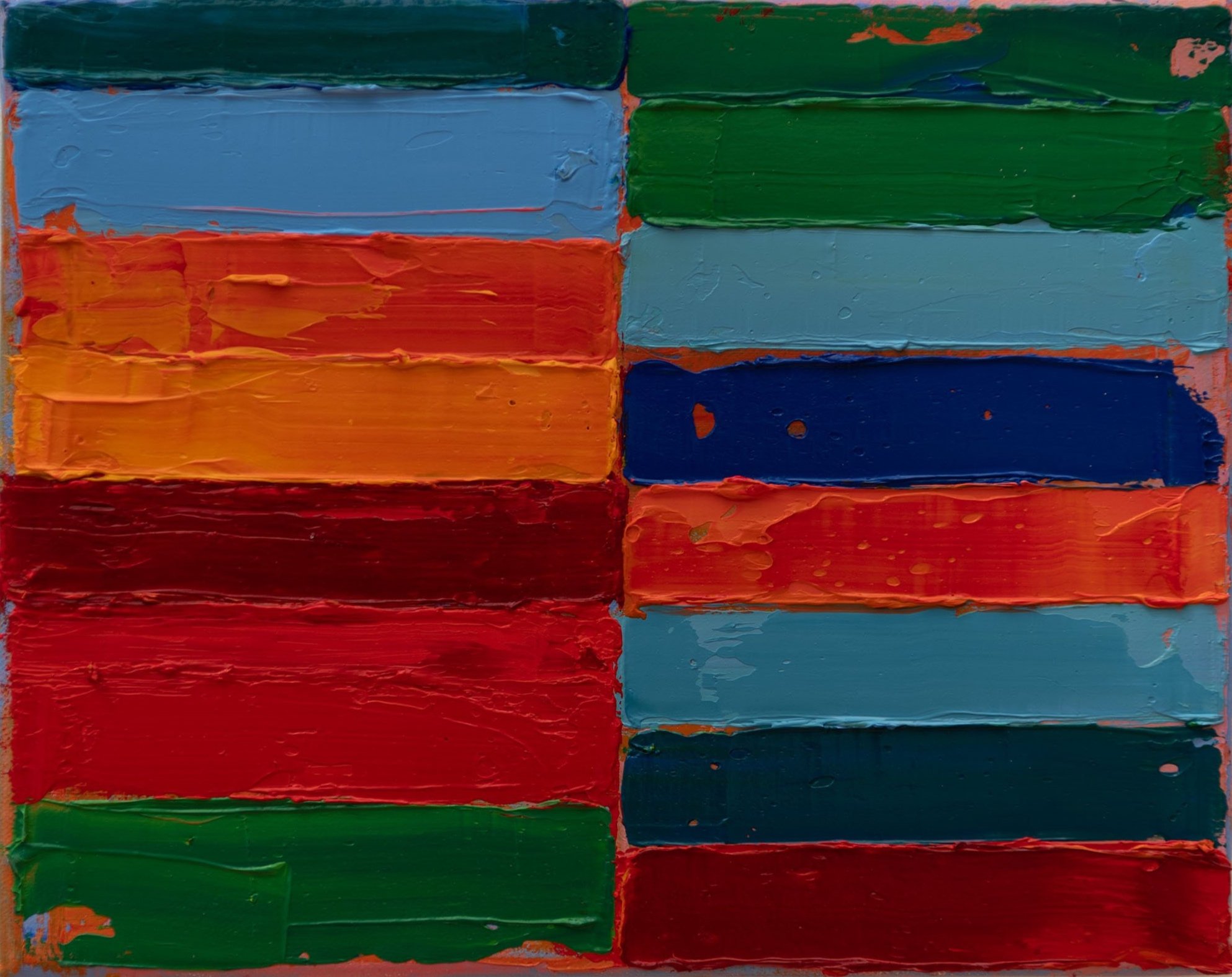 Tempi. 2022. Oil on canvas. 20.32 x 25.4 cm