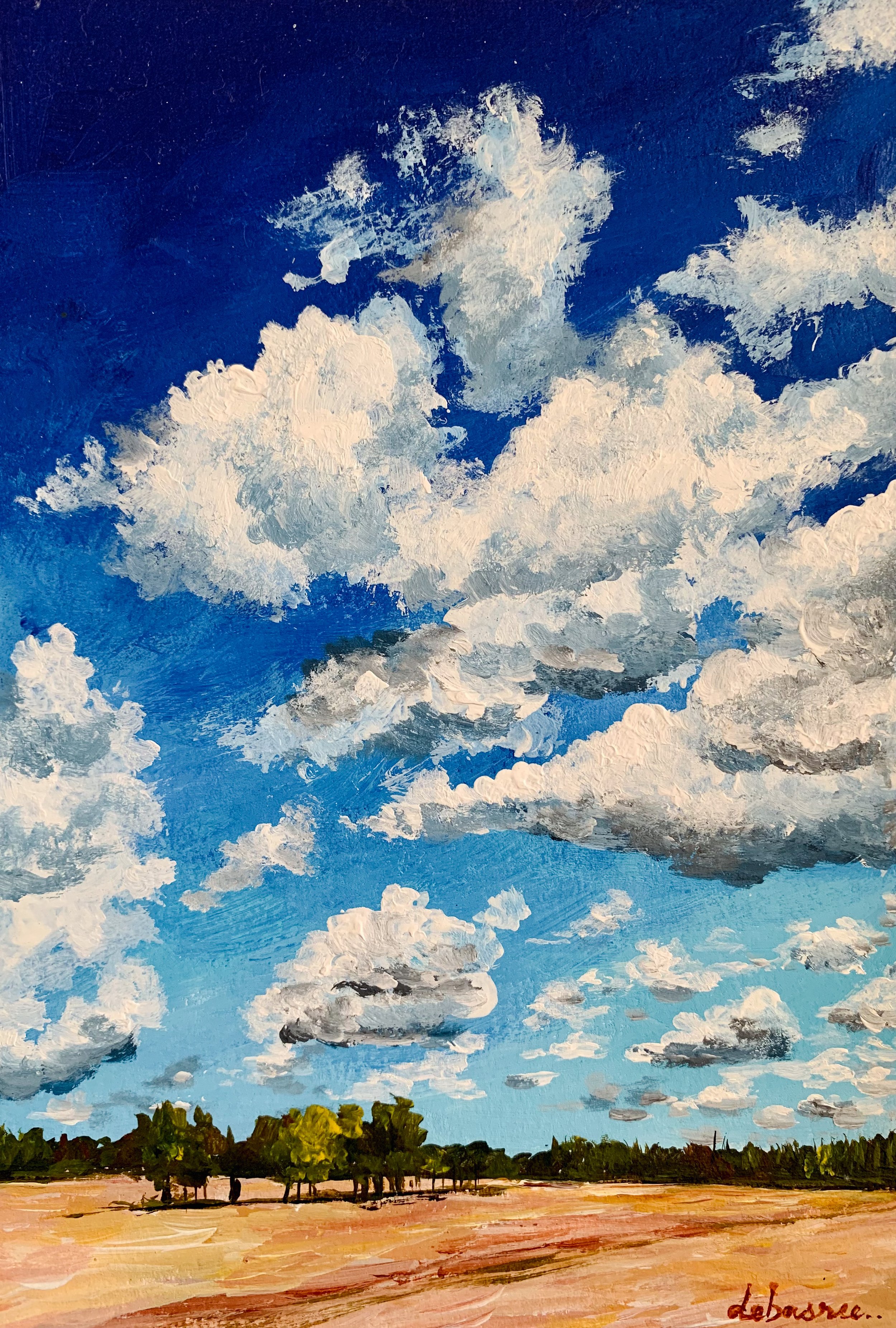 Cloud Harmony | Acrylic Painting