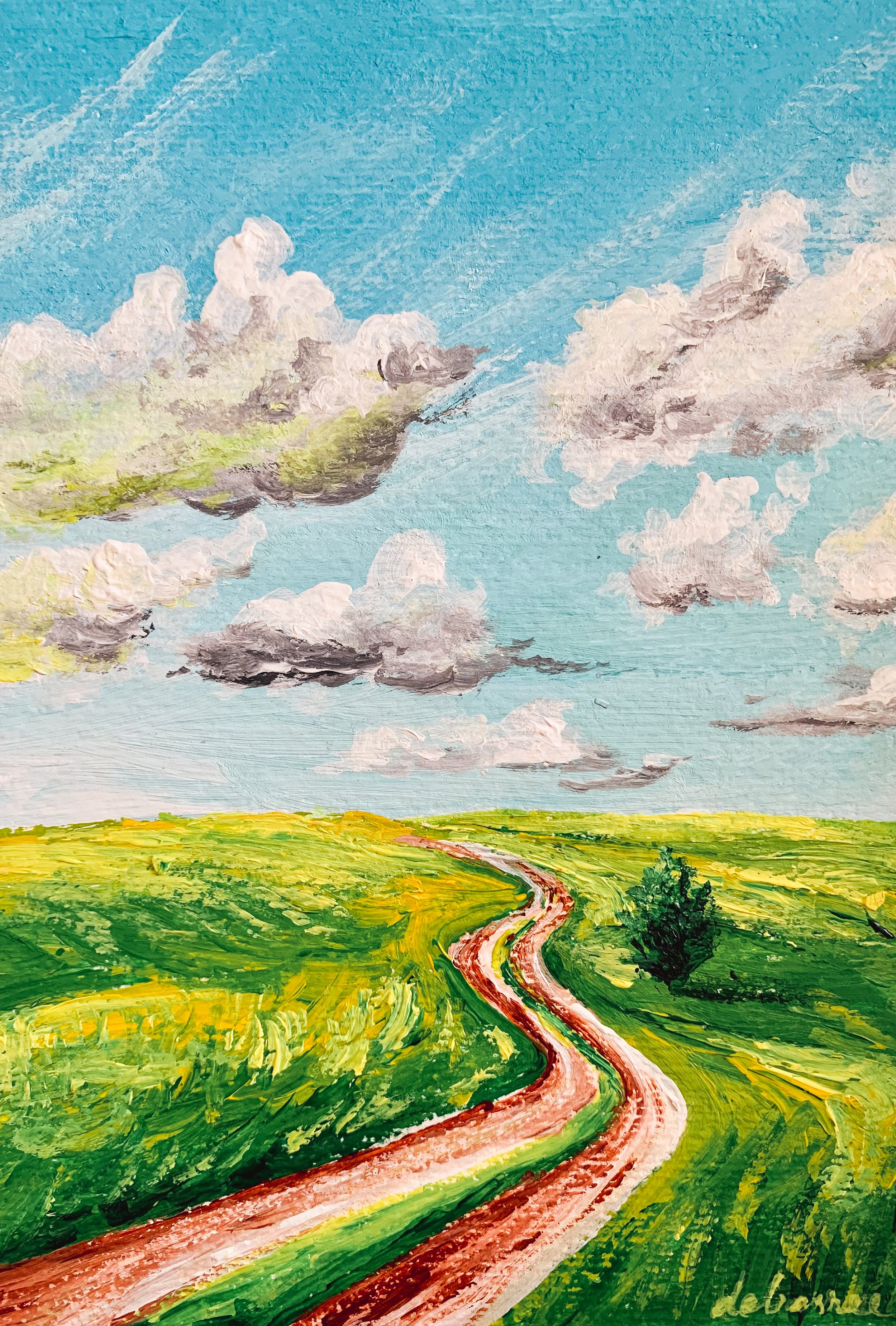 Going the distance | Acrylic Painting