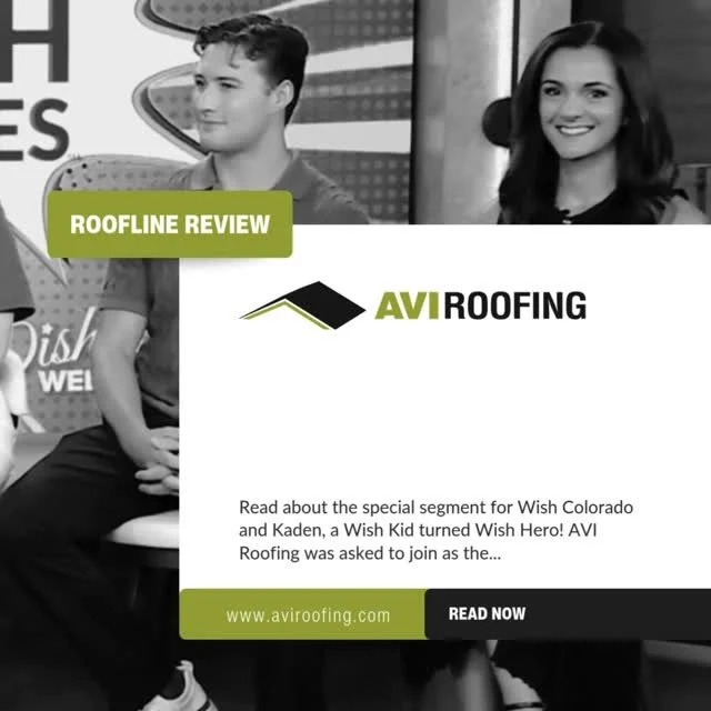 Take a look at our new Roofline Review post on our website!
This edition features the highlights and experience of joining Mile High Living with @wishcolorado for a special segment!
Learn about how Reece preps for these appearances and why AVI was