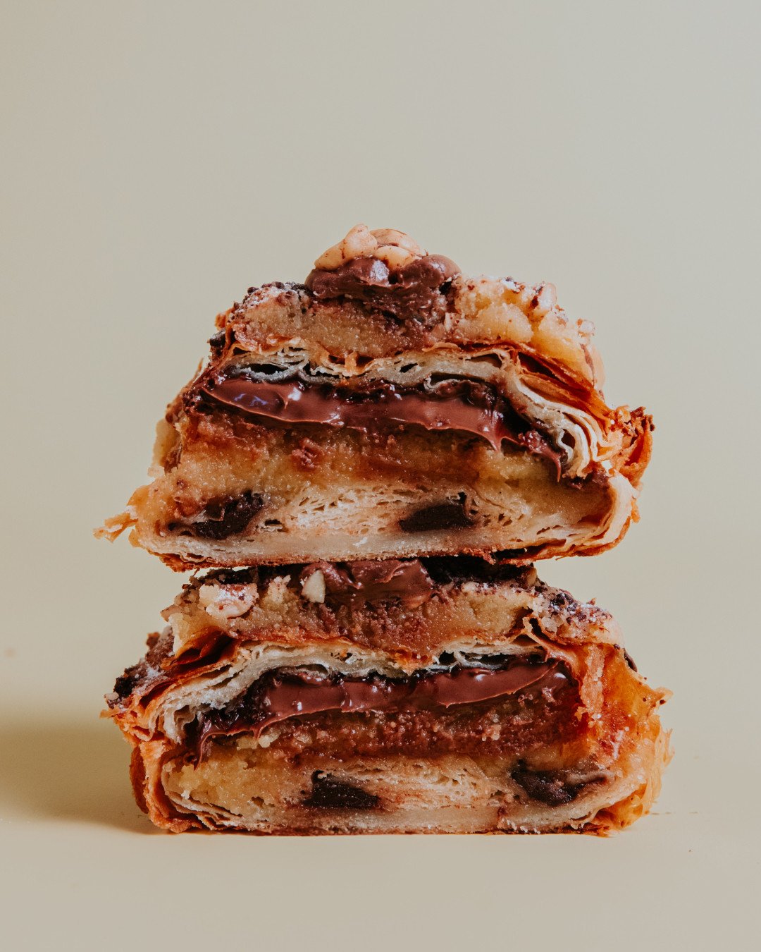 Our Nutella Twice Baked Croissant is exactly as over the top as it sounds. Willpower will be sitting this one out... 👀🍫⁠
⁠
#thebakersduck