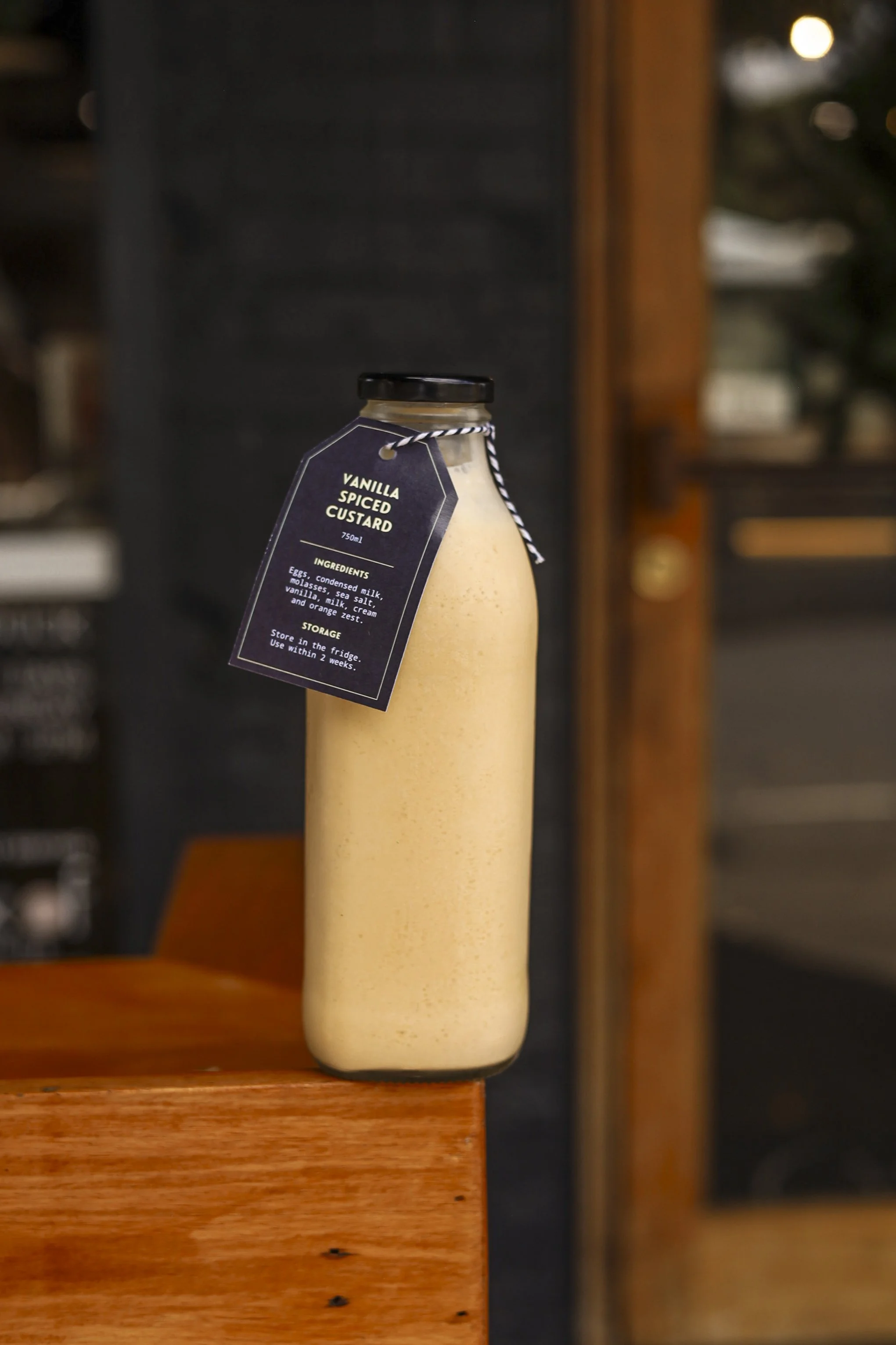 Christmas Custard Bottles