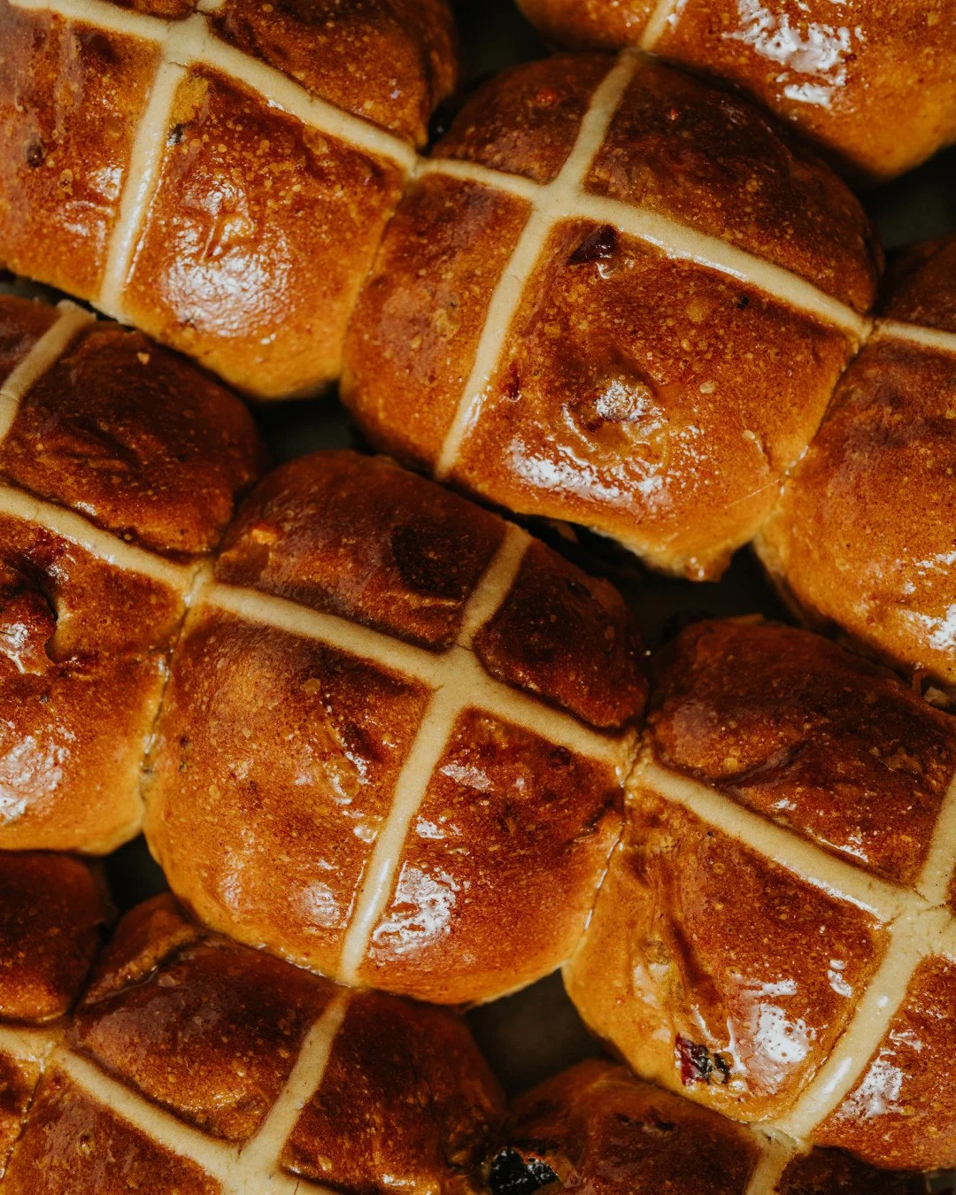 Too soon? Never heard of that.⁠
⁠
Hot Cross Buns have officially landed today. Traditional and Choc Chip.⁠
⁠
Soft, Glossy and delicious!! Waiting any longer felt unnecessary.⁠
⁠
Duck in accordingly. 👀⁠
⁠
#thebakersduck