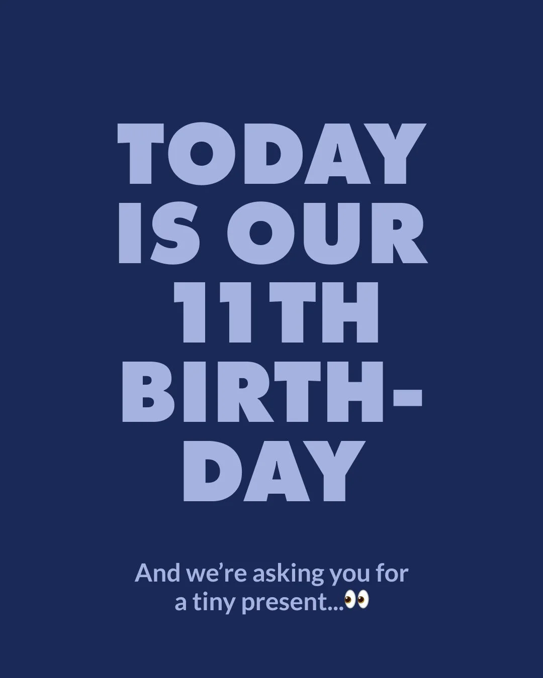 11 years old today and we're making a birthday wish 🎂 Queensland Day is celebrating the best of the best across 15 categories and we think we're in with a shot at QLD's Best Bakery. We just need your help! Vote for The Baker's Duck via the link in o