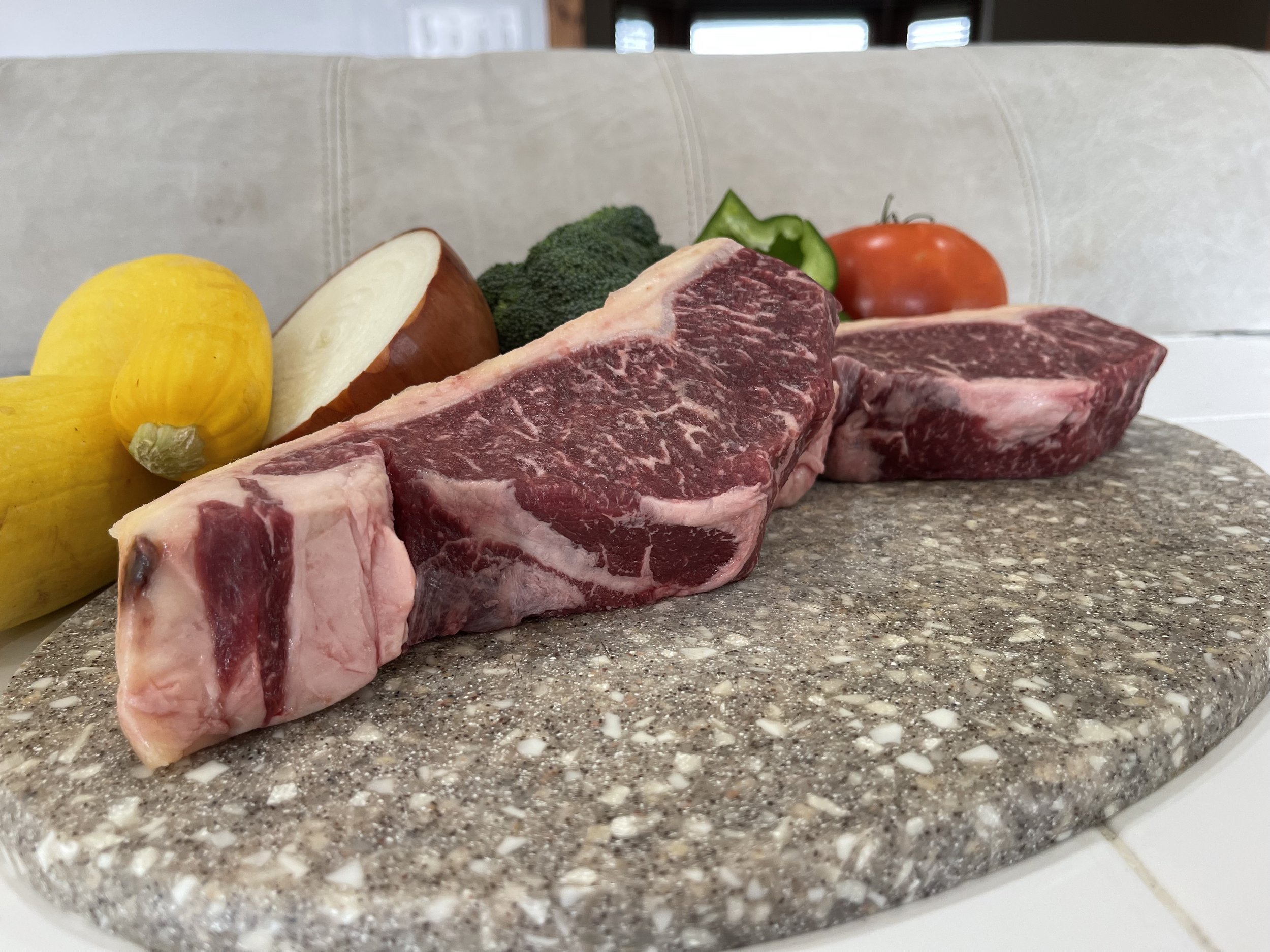 F1 Wagyu New York Strip K&B Farm