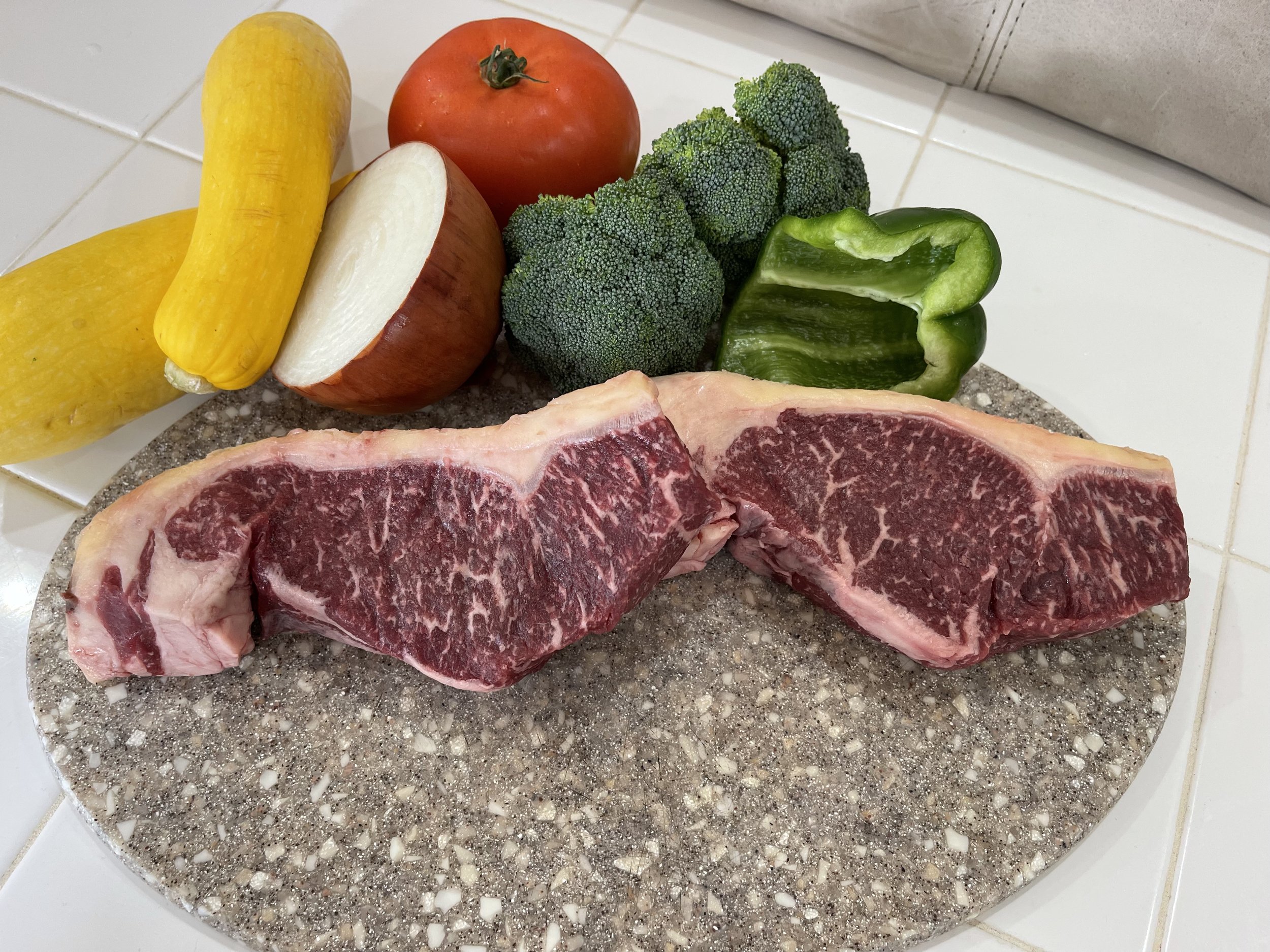 F1 Wagyu New York Strip K&B Farm