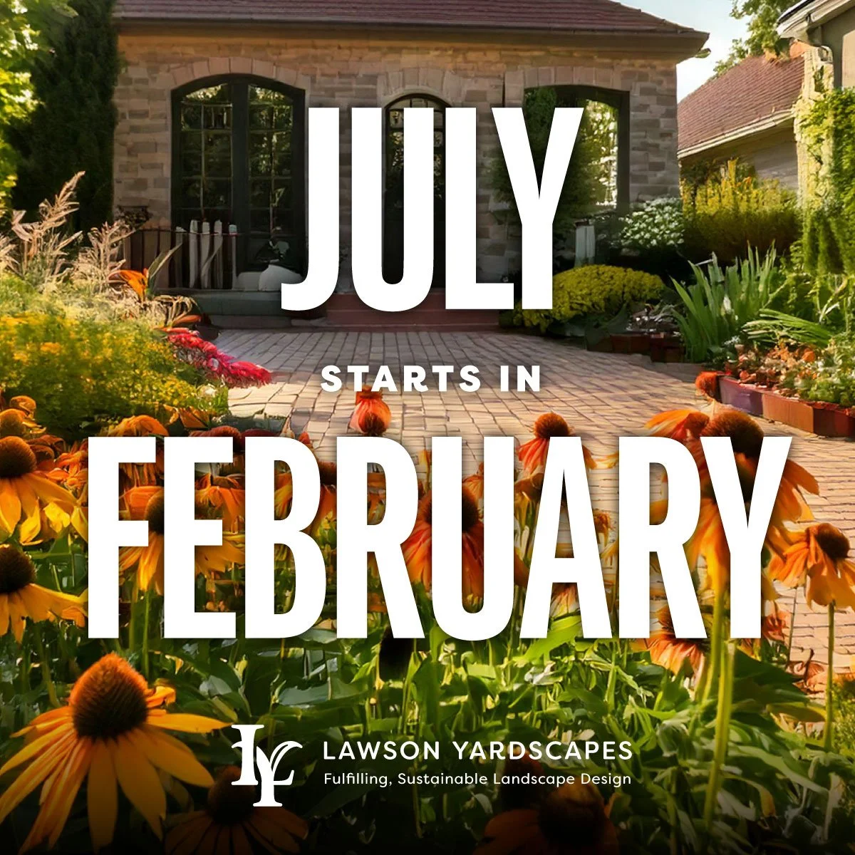 This year, your yard will live its best life, and right now is the time to get a head start. Get in touch with Lawson Yardscapes for a free consultation to upgrade your outdoor space and get a jump on spring. #landscapedesign #gardendesign #landscapi