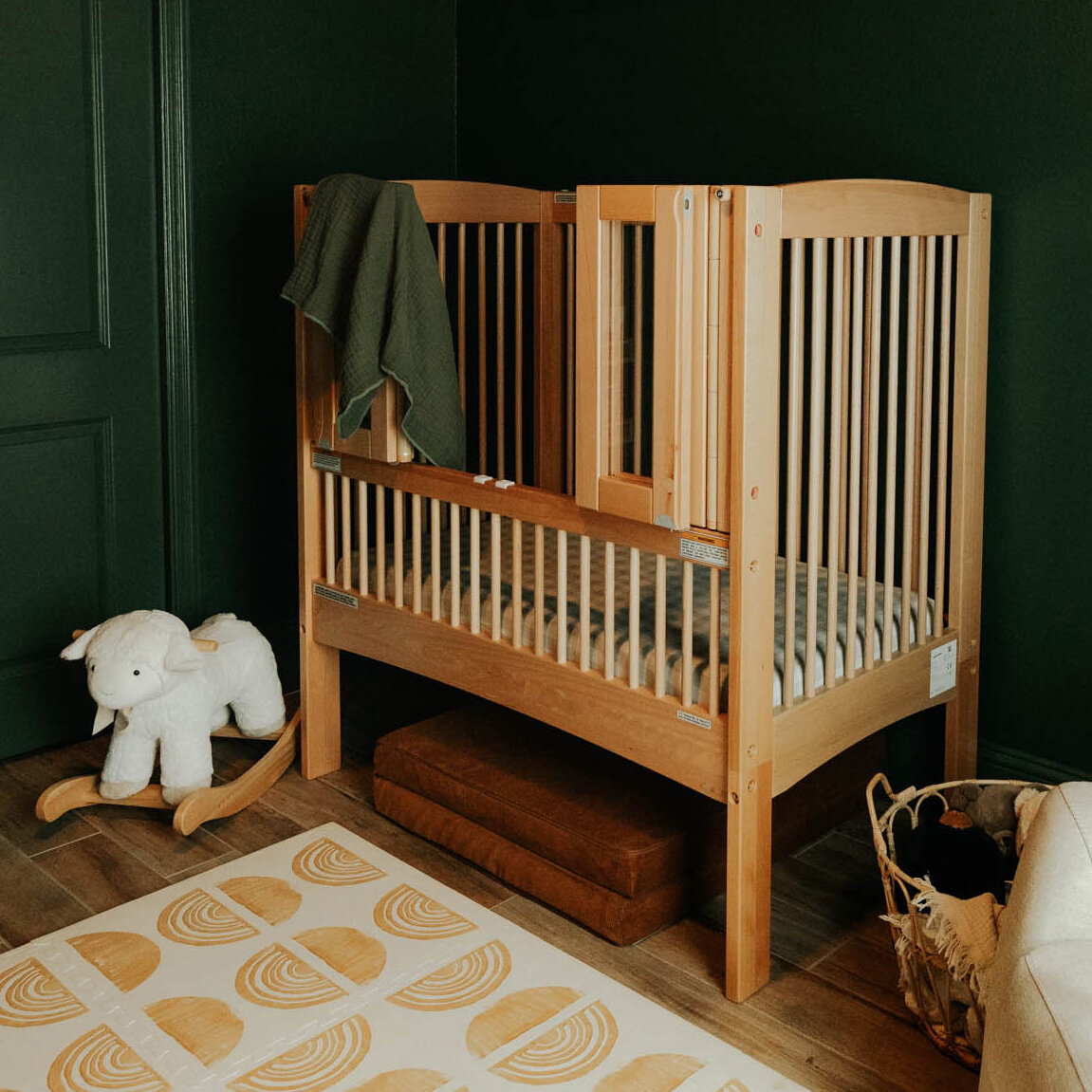 The perfect crib for a special family...🤍
&quot;Her crib was donated by @semperfiandamericasfund, and allows Paul any and all access he needs to Baby Bear while keeping Bear&rsquo;s safety an utmost priority.&quot;
- Miller &amp; Grey Blog | Link In