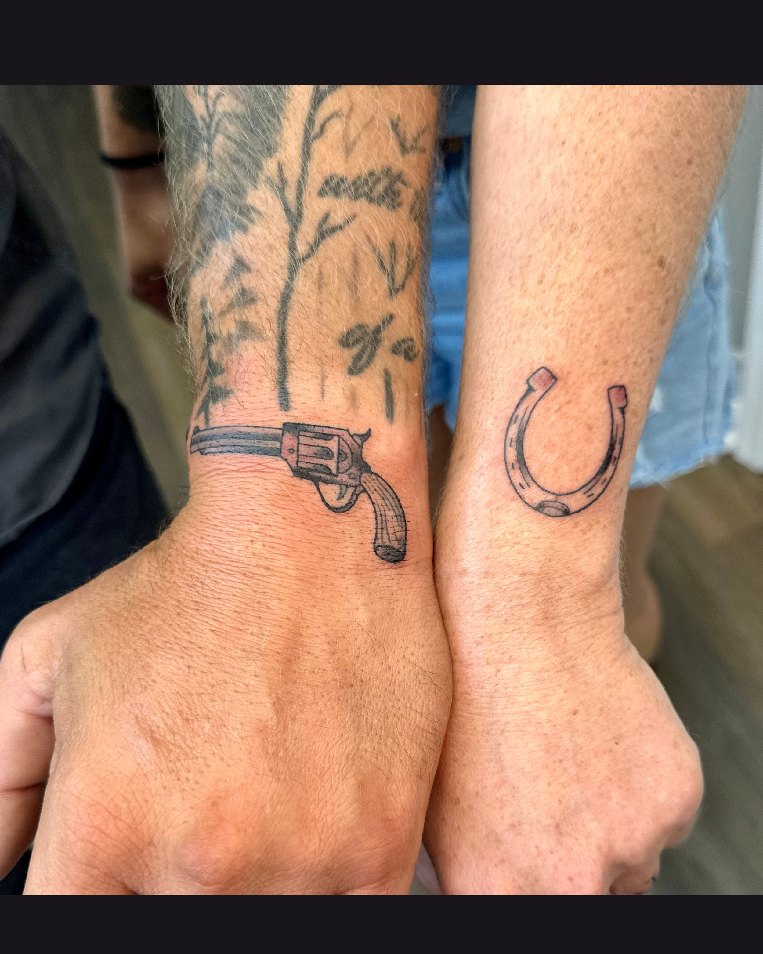 cute matching couples tattoos