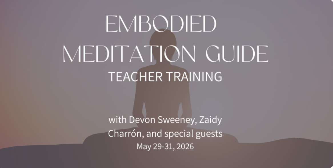Embodied Meditation Guide Training