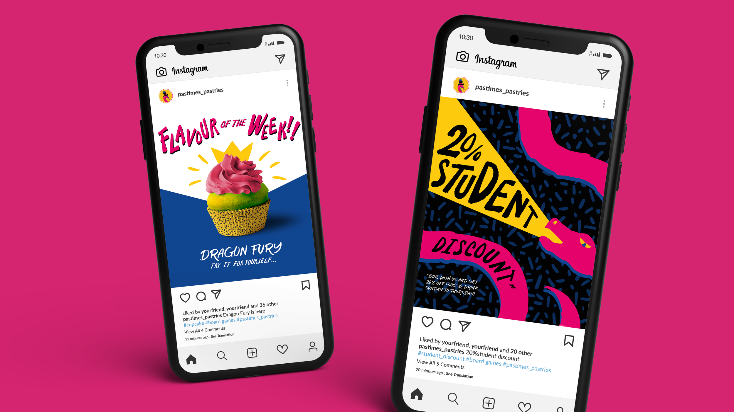 Pastimes Pastries - Branding