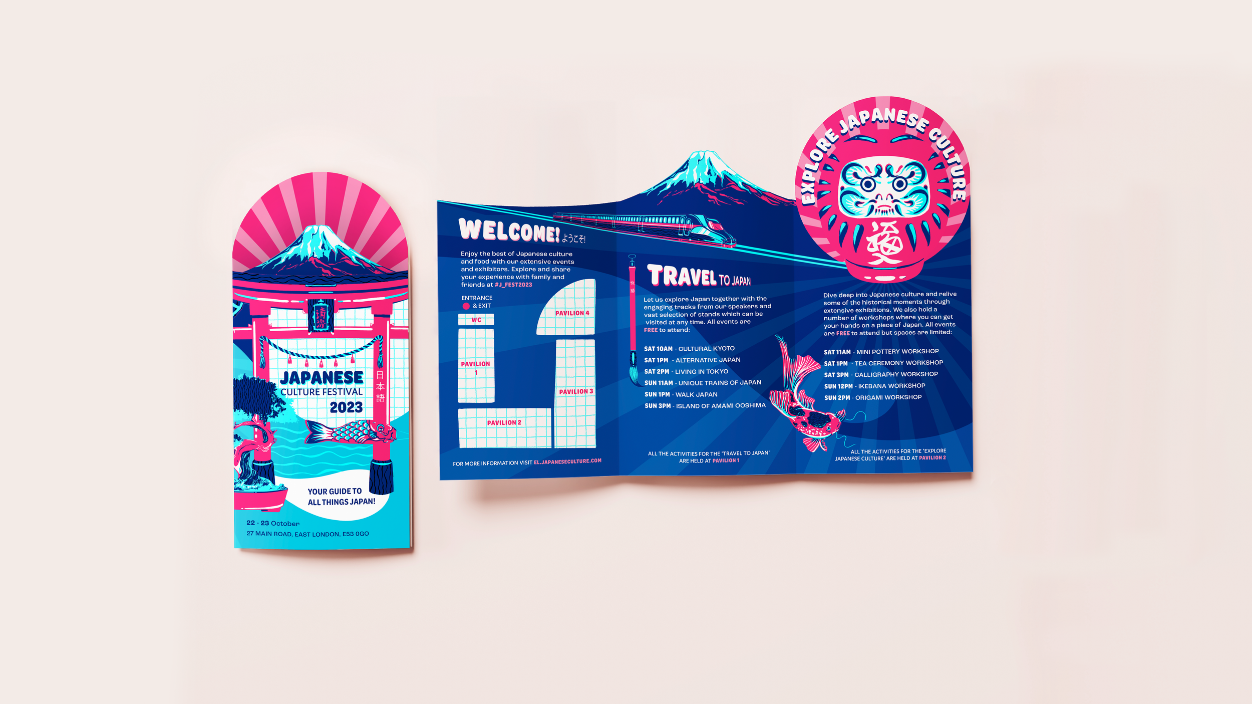 Japanese Culture Festival - Leaflet and Poster