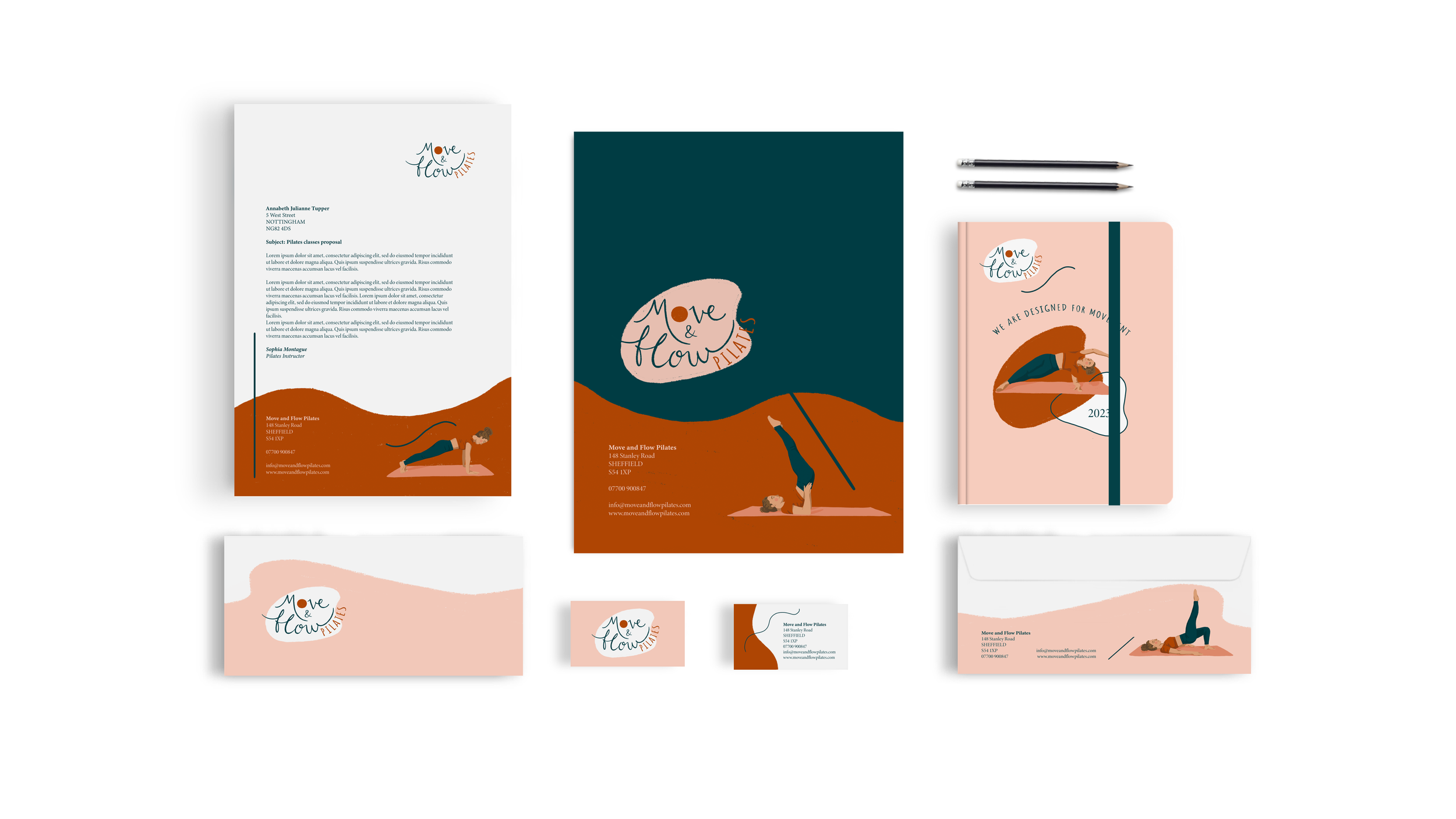 Move and Flow Pilates - Branding and Website