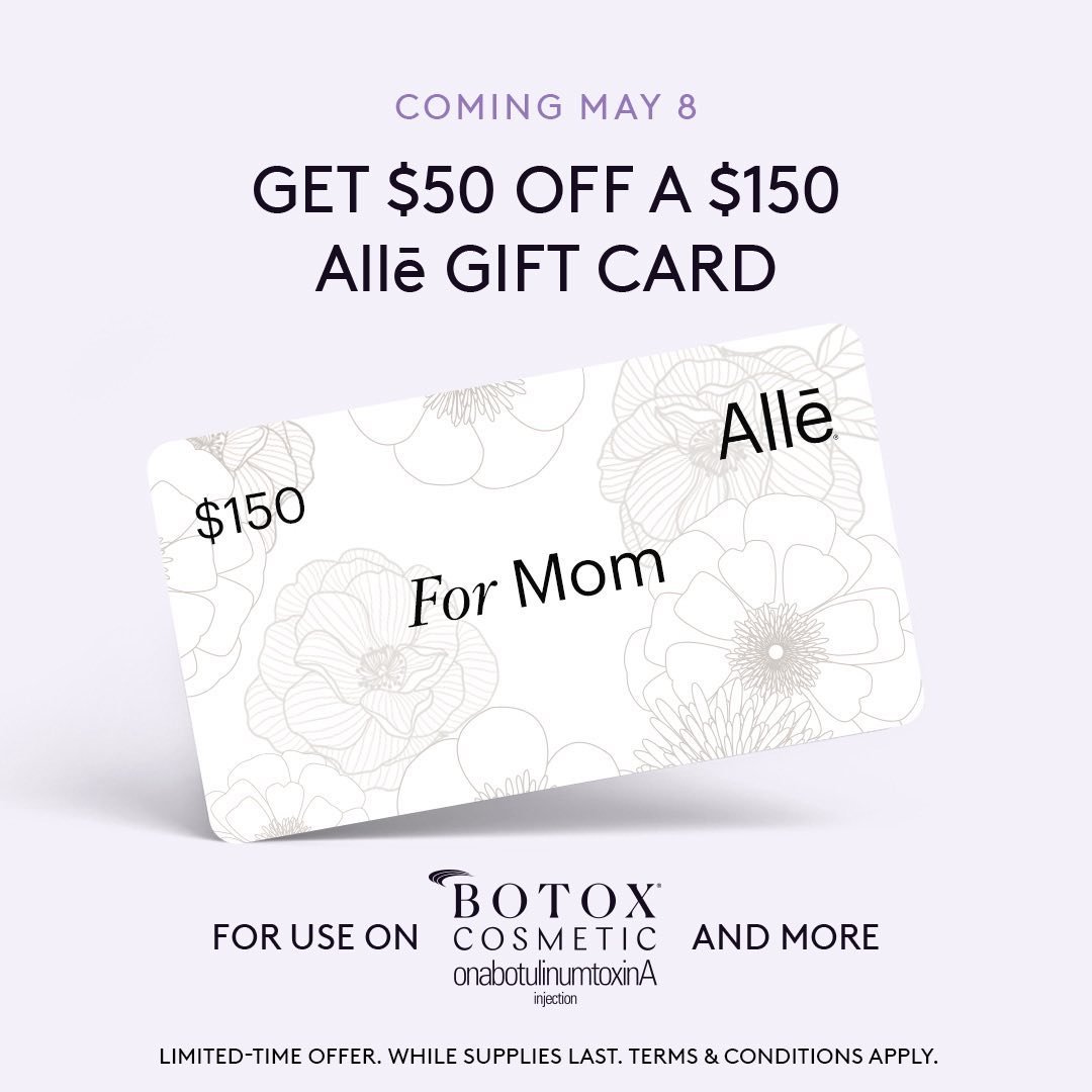 What do Mom&rsquo;s really want for Mother&rsquo;s Day&hellip; Botox! Coming soon! Available through Alle. #botox #myntaesthetics #myntcondition #juvederm