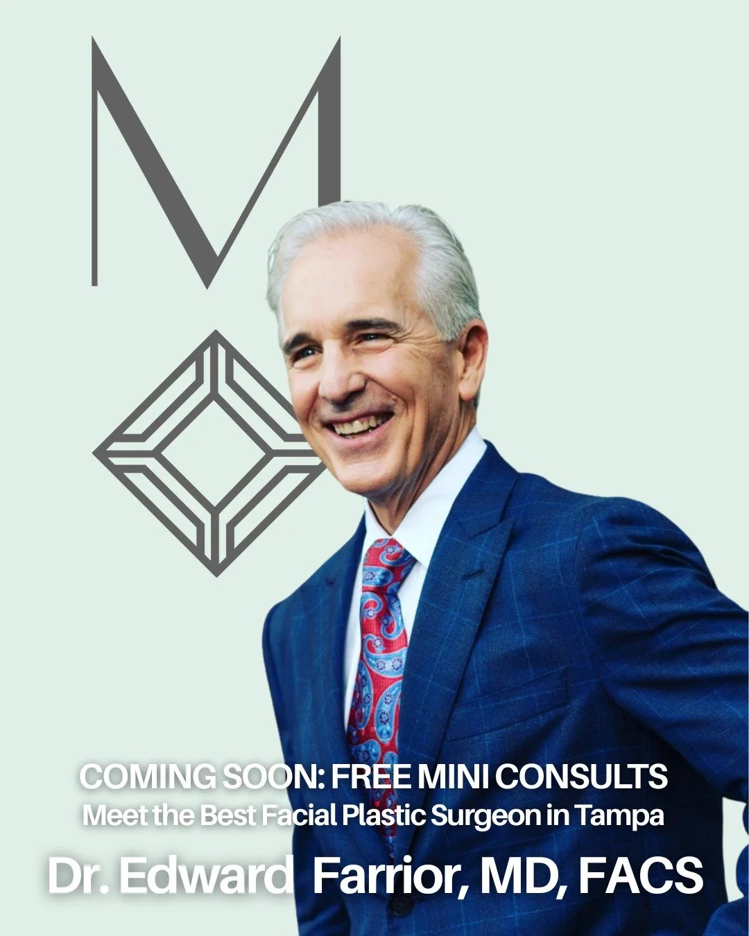 ✨COMING SOON✨
FREE Mini Consults with Tampa's top facial plastic surgeon

We're opening a limited number of FREE mini consultations with Edward Farrior, MD, FACS -- and we're gauging interest before dates drop.

Thinking about facial rejuvenation, in