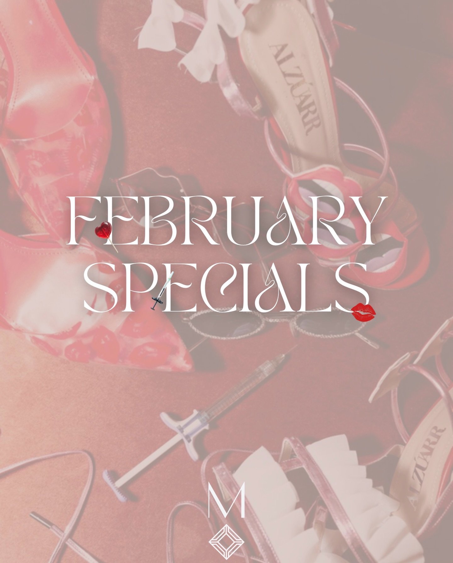 💕 FEBRUARY 💕

Because self love looks so good on you ✨

💉FILLER 
 $200 off Lip Filler (full syringe)
 $125 off all other areas 

💉 DYSPORT 
 $10/Unit Minimum 40 units 

✨ SCULPTRA
  Buy ONE Get ONE 1/2 OFF second vial

✨ MICRONEEDLING (Face Only)