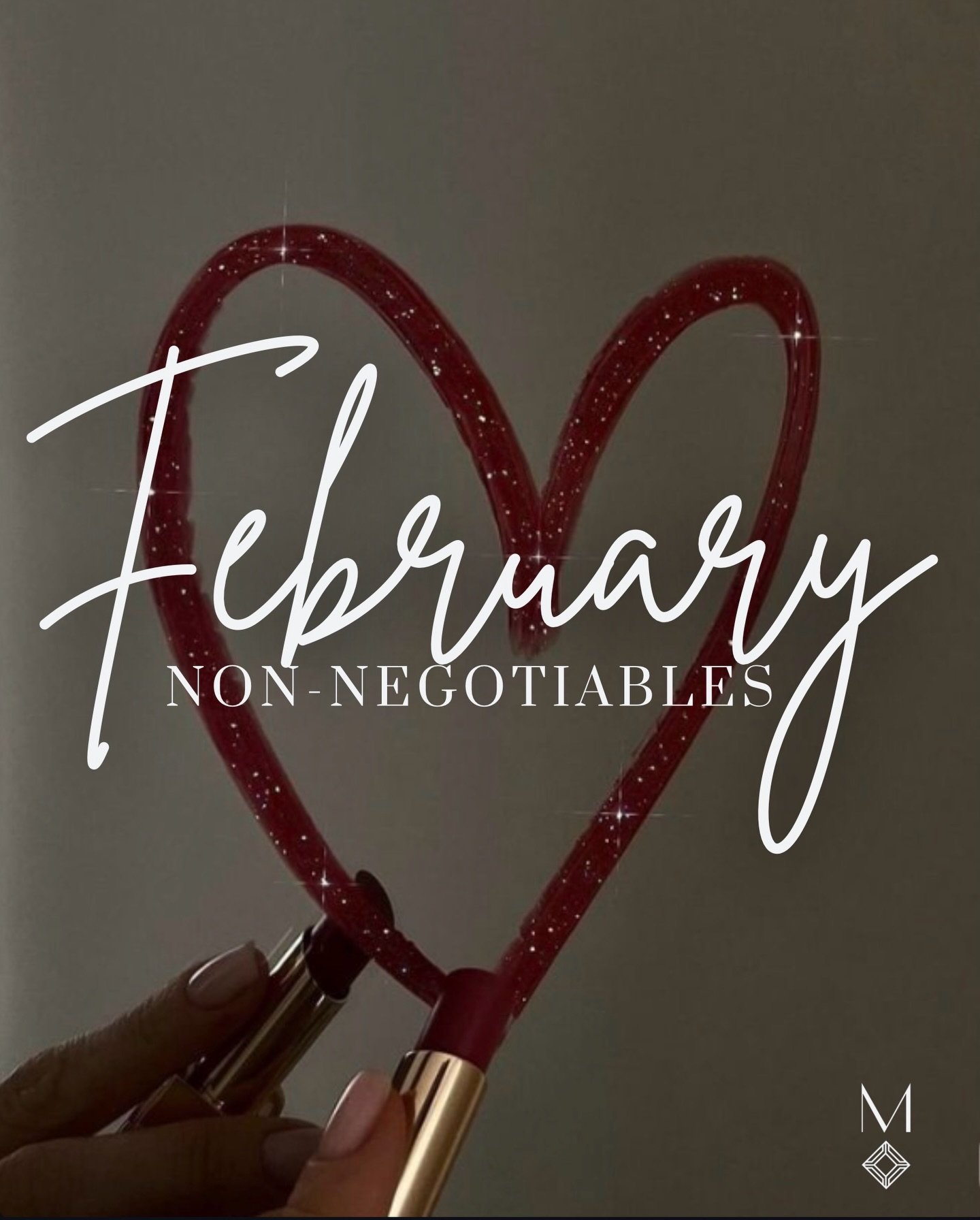 February Non-Negotiables 🤍
 
 ✨Treatments with intention 
 ✨ Skin Health 
 ✨ Planning ahead 

This is your sign to book 💋