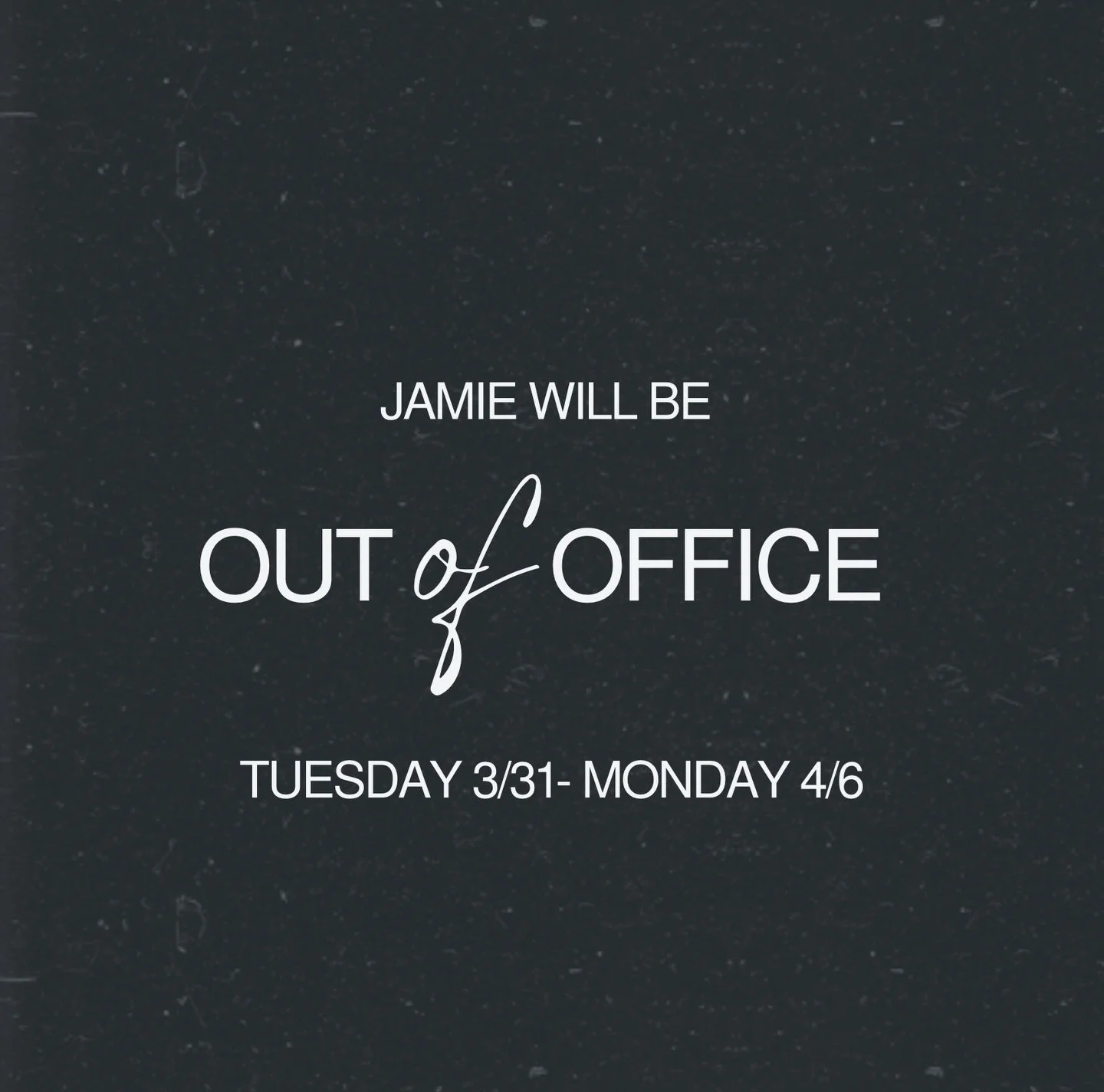 This is your last chance to enjoy our March specials on Jamie&rsquo;s schedule before she will be out of office!✨

She will be away March 31st-April 6th and appointments are filling up quickly. If you&rsquo;ve been thinking about booking, now is the 