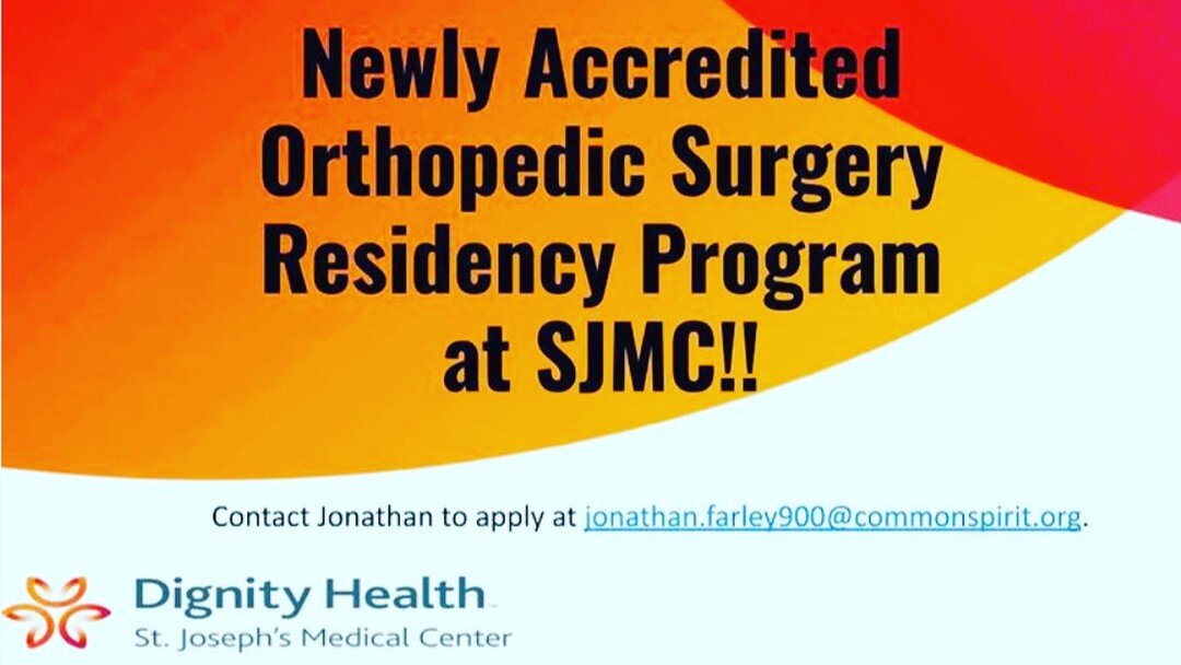 We&rsquo;re excited to announce that our Orthopedic Surgery has received its initial accreditation and is accepting applicants OUTSIDE of The MATCH. (NB *if you are enrolled in the match you cannot apply until match is over)

Please contact Jonathan 