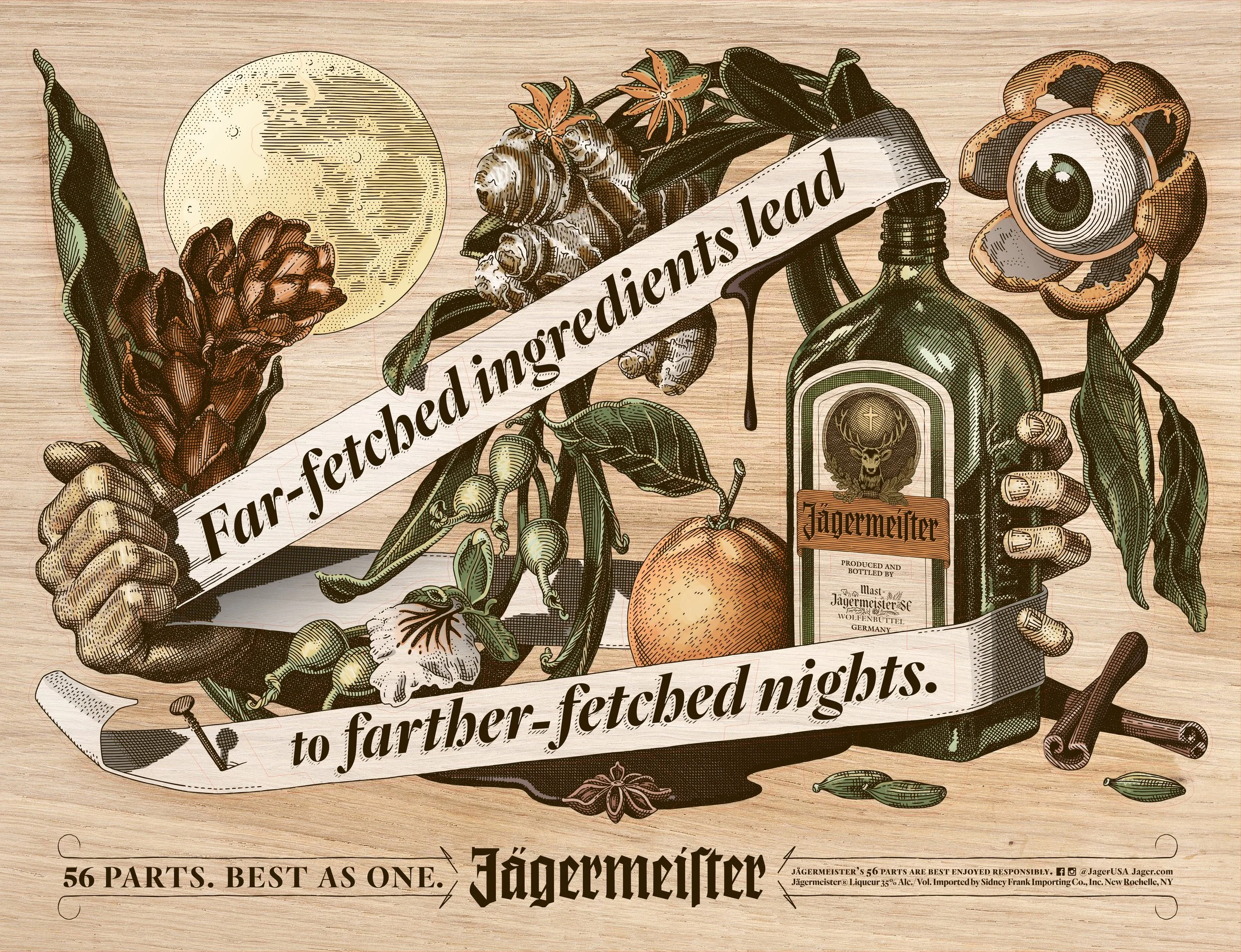 Jägermeister | 56 Parts. Best as One. — Sean Michael Lee