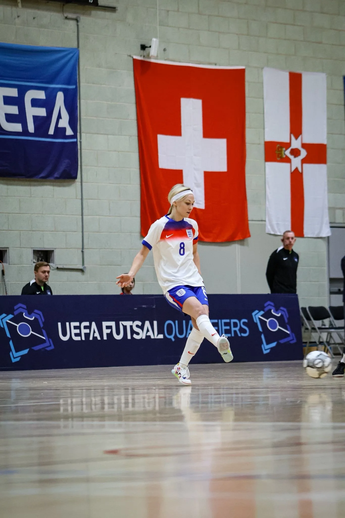 Coaches represent futsal Lionesses 