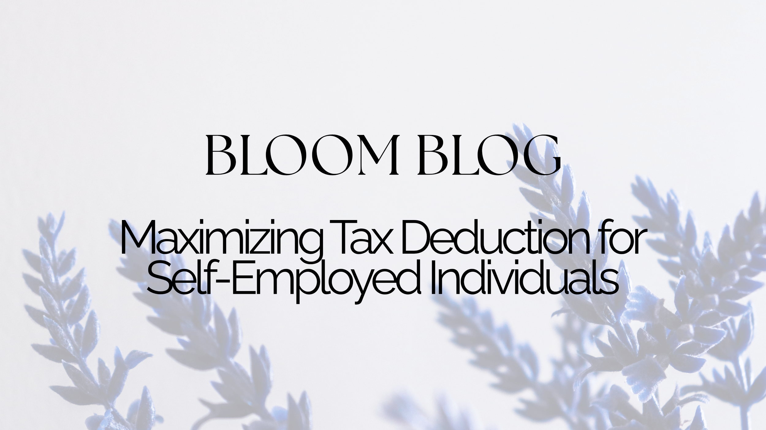 Maximizing Tax Deductions for Self Employed Professionals