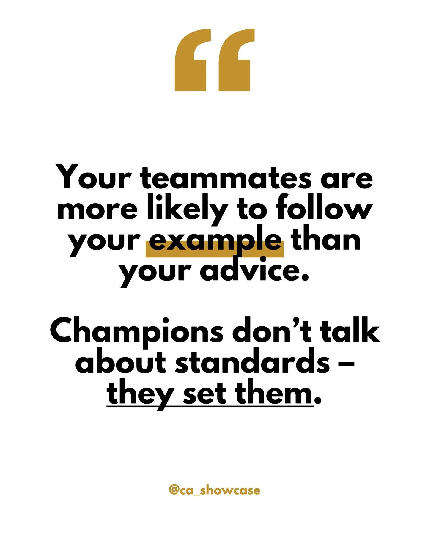 Real leaders don&rsquo;t need to say much &mdash; their work speaks for them. 💯⁠
⁠
Show up early. Go hard. Lift others up. That&rsquo;s how you earn respect and set the tone for your team.⁠
⁠
High School Seniors + JUCO players, lead by example and e