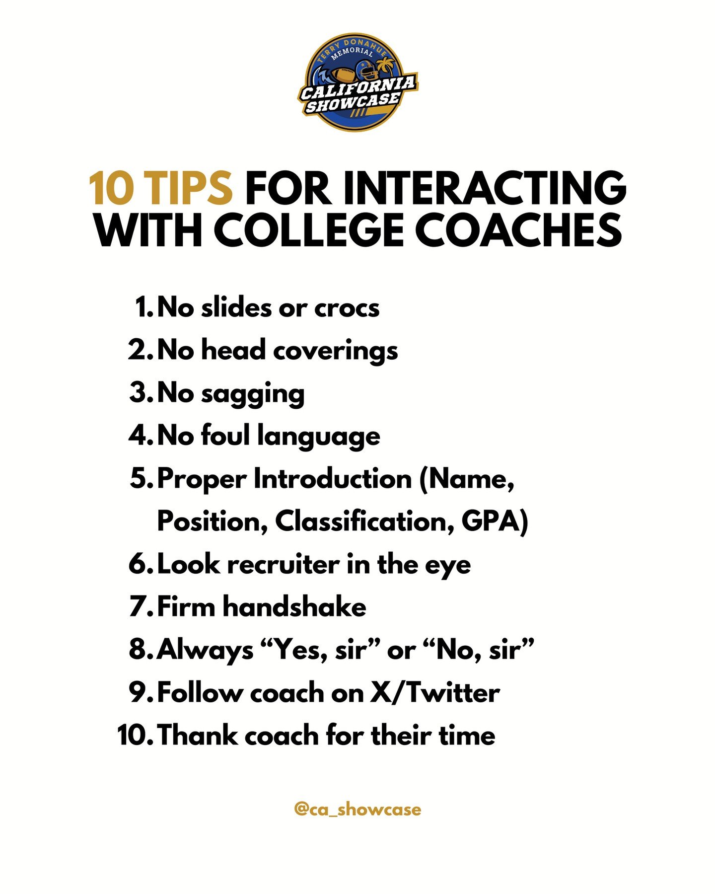 ⏰ 36 HOURS OUT⁠
FREE showcase.⁠
60+ college coaches.⁠
📍 Irvine Great Park | Feb 21⁠ | Rain or Shine🌦️⁠
⁠
REGISTRATION IS CLOSED but walk-ons are WELCOME &amp; ENCOURAGED 👉 Join us.