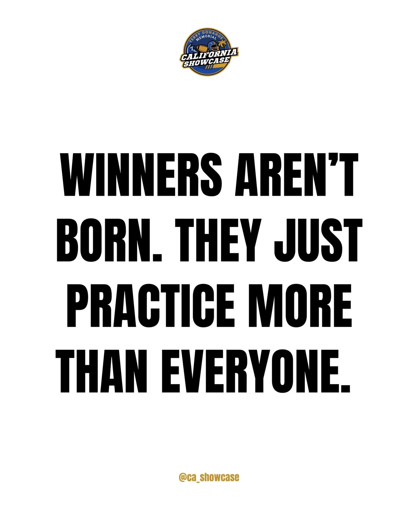 Talent gets noticed. Work gets offers. 💼🏈⁠
⁠
Want to make sure your hard work pays off? Visit cashowcase.org to learn about our FREE one-day skills combine, designed for overlooked athletes to get SEEN and earn the opportunities they deserve. 🔗 Li
