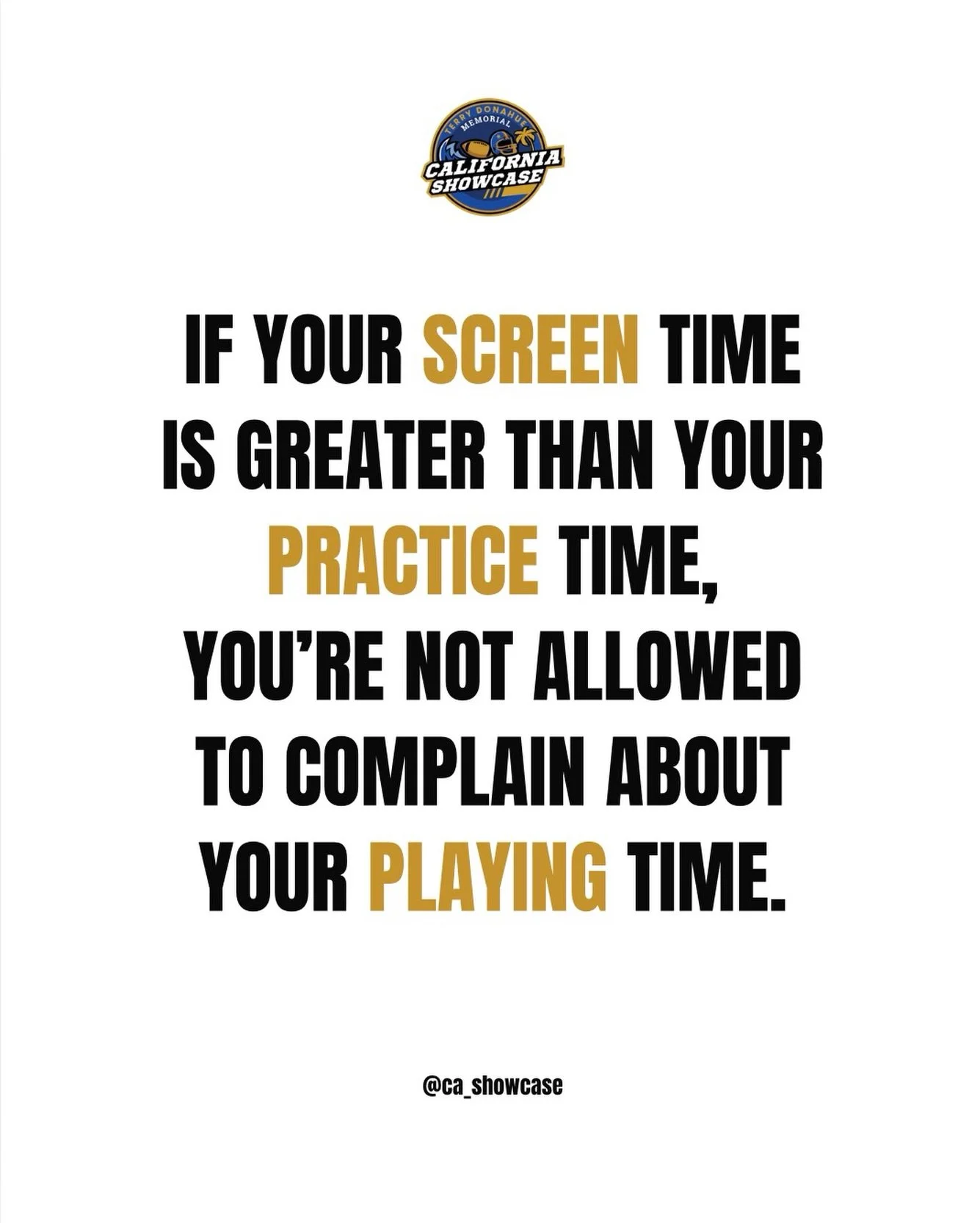 If your habits don&rsquo;t match the level you&rsquo;re asking for, the minutes won&rsquo;t either. ⁠
⁠
Visit cashowcase.org to learn how you can level-up your playing time and earn the opportunity to keep your football dreams alive. 🏈🔥 Link in bio