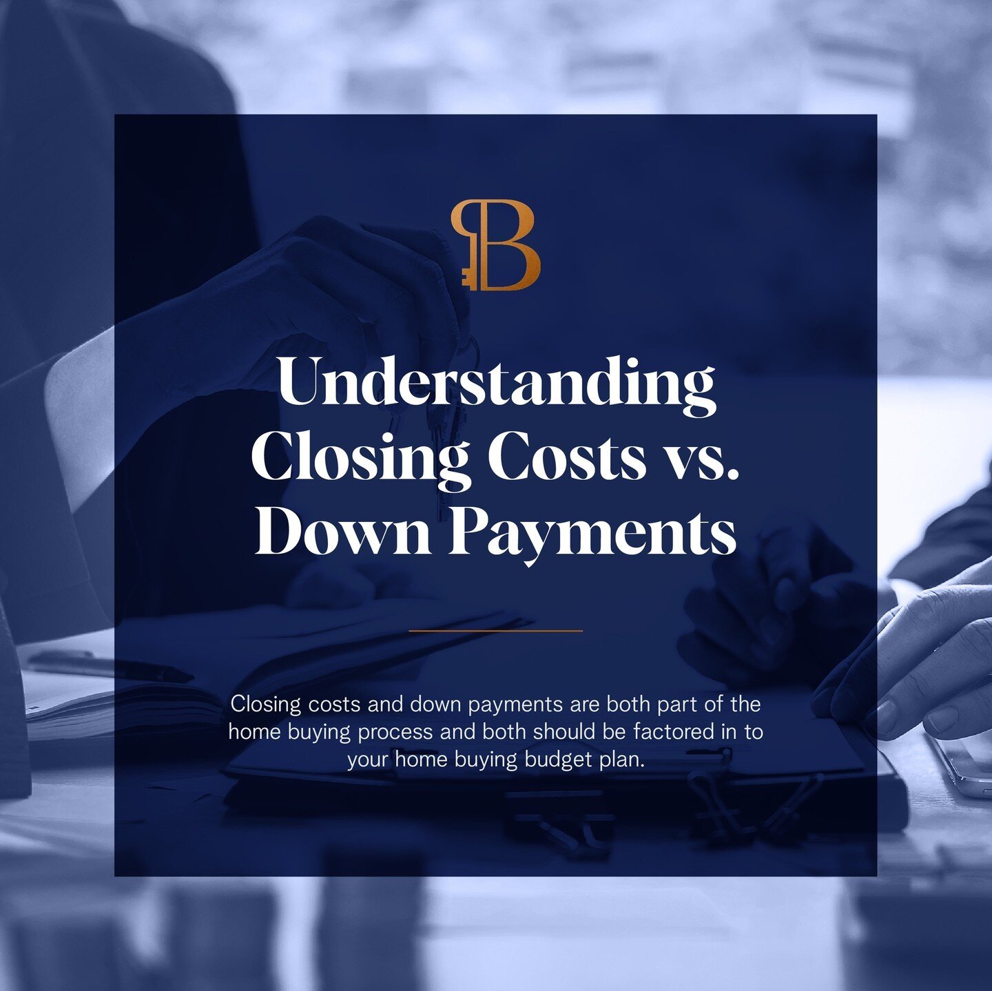 As a first-time home buyer, you have questions. We get it, and we're here to help!⁠
⁠
There might be some confusion around the difference between closing costs and your down payment. They may seem like the same thing, but they're not. However, they b