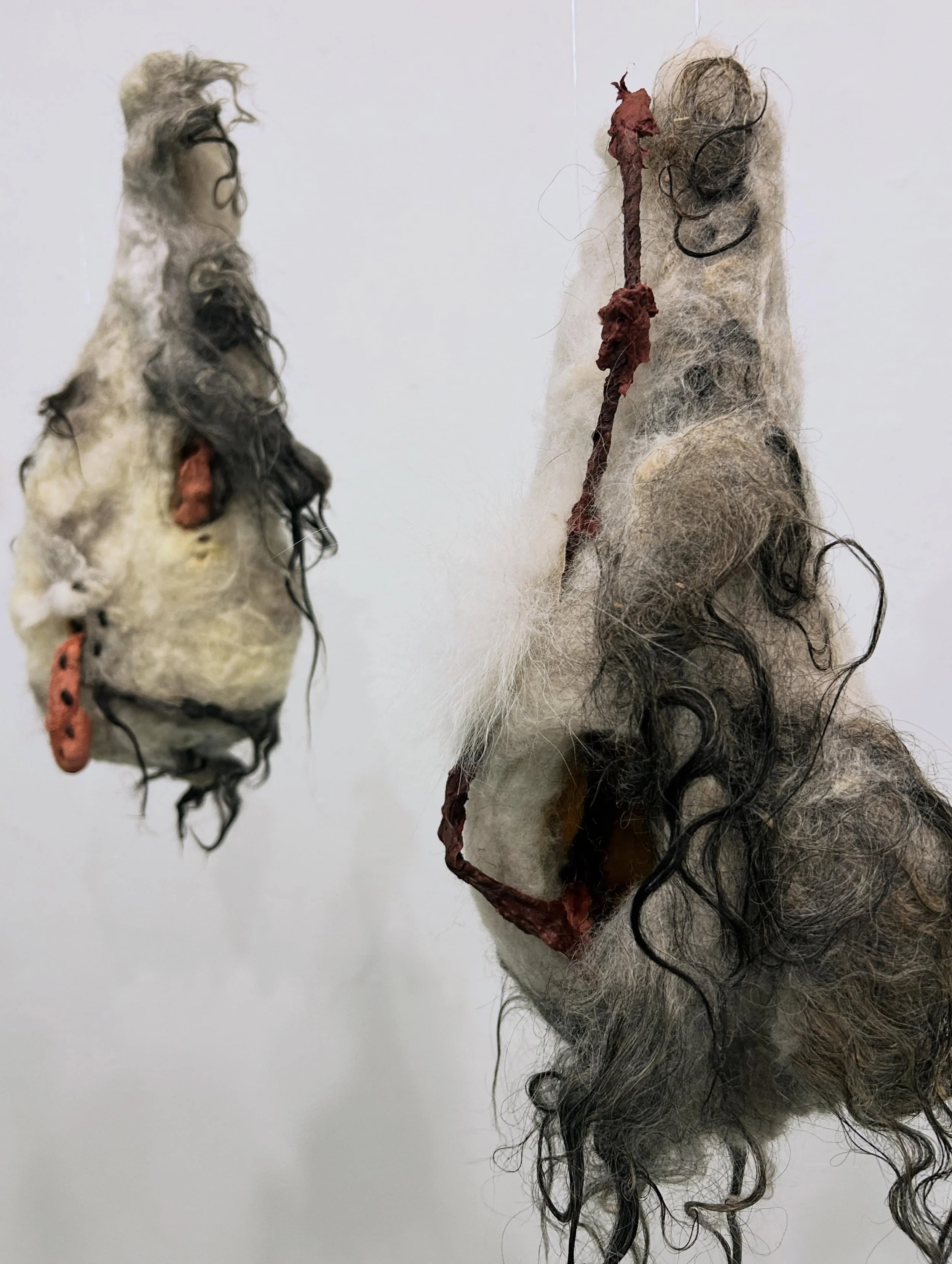 @samaratjohnsonart here to share work from the first part of my three week stay at @jentel.artist.residency. 

I had arrived at this residency assured that I was going to create a few large tapestries, but quickly decided I wanted to make these pods 