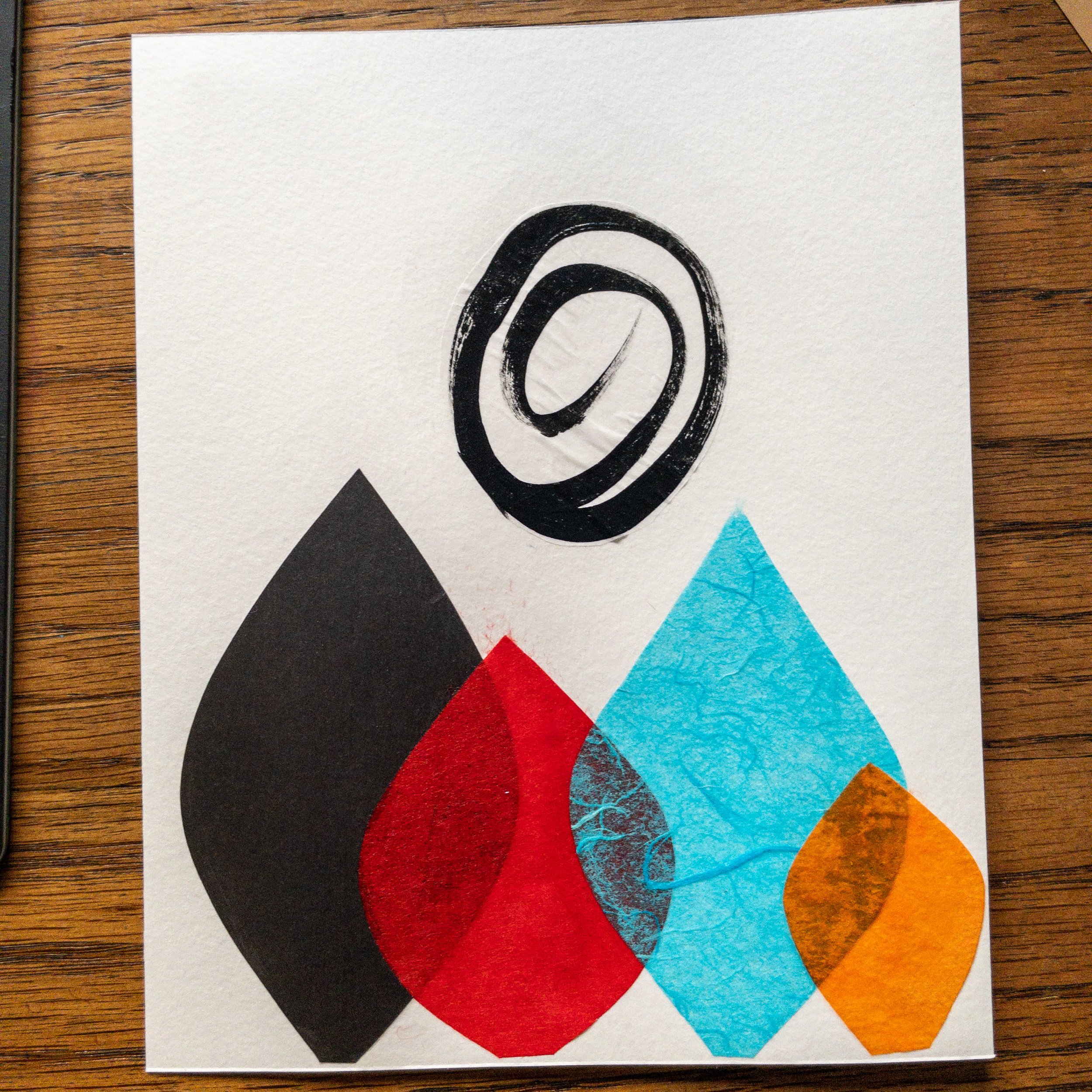 Collage #29 | Found Papers and Acrylic