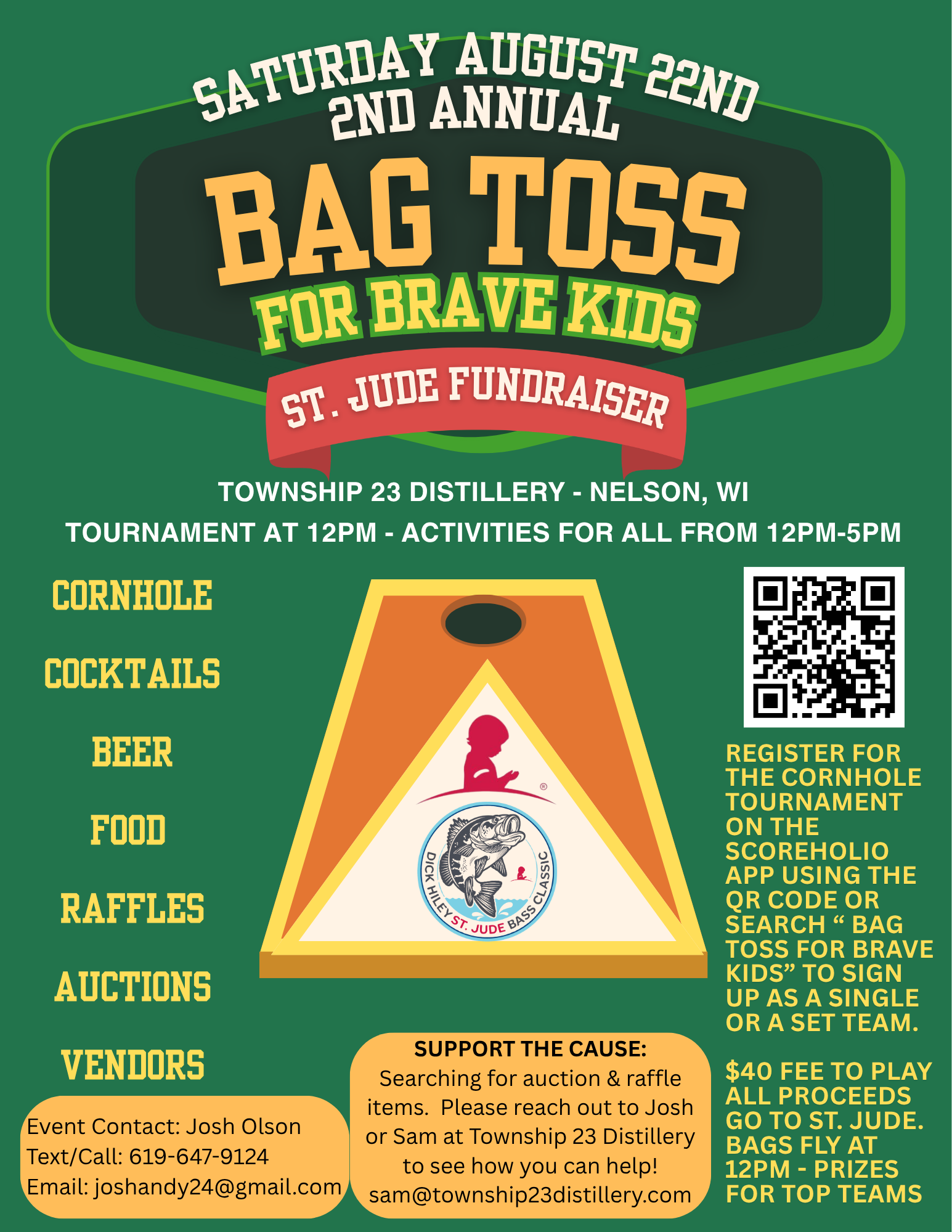 Bag Toss For Brave Kids - St. Jude Fundraiser