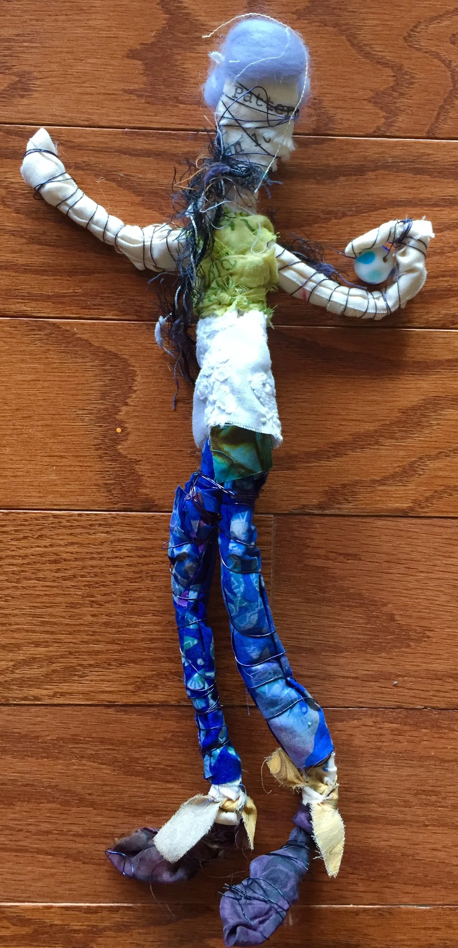Healing Doll series, Found Objects & Textiles, "Self"  