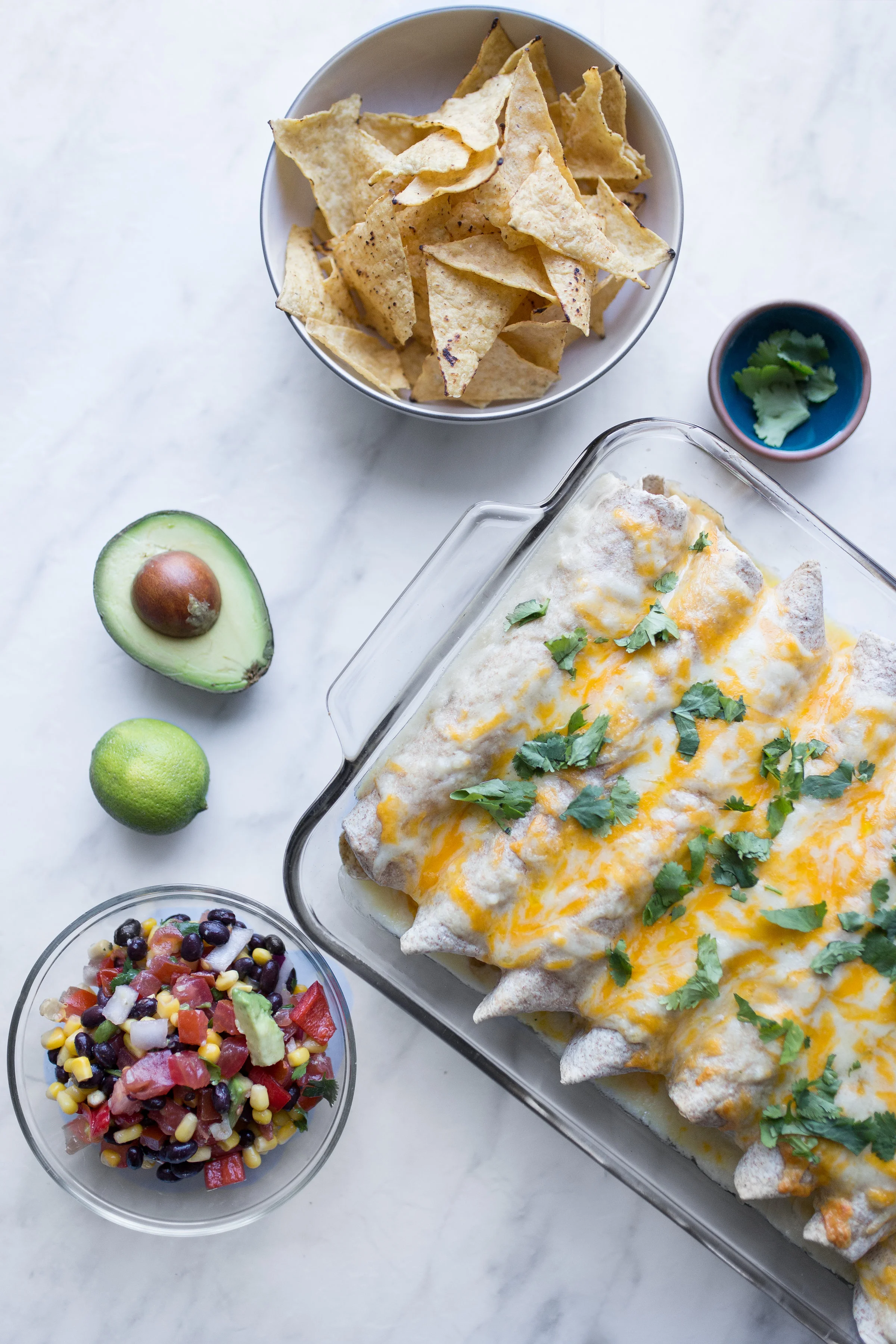 Black Bean &amp; Corn Enchiladas