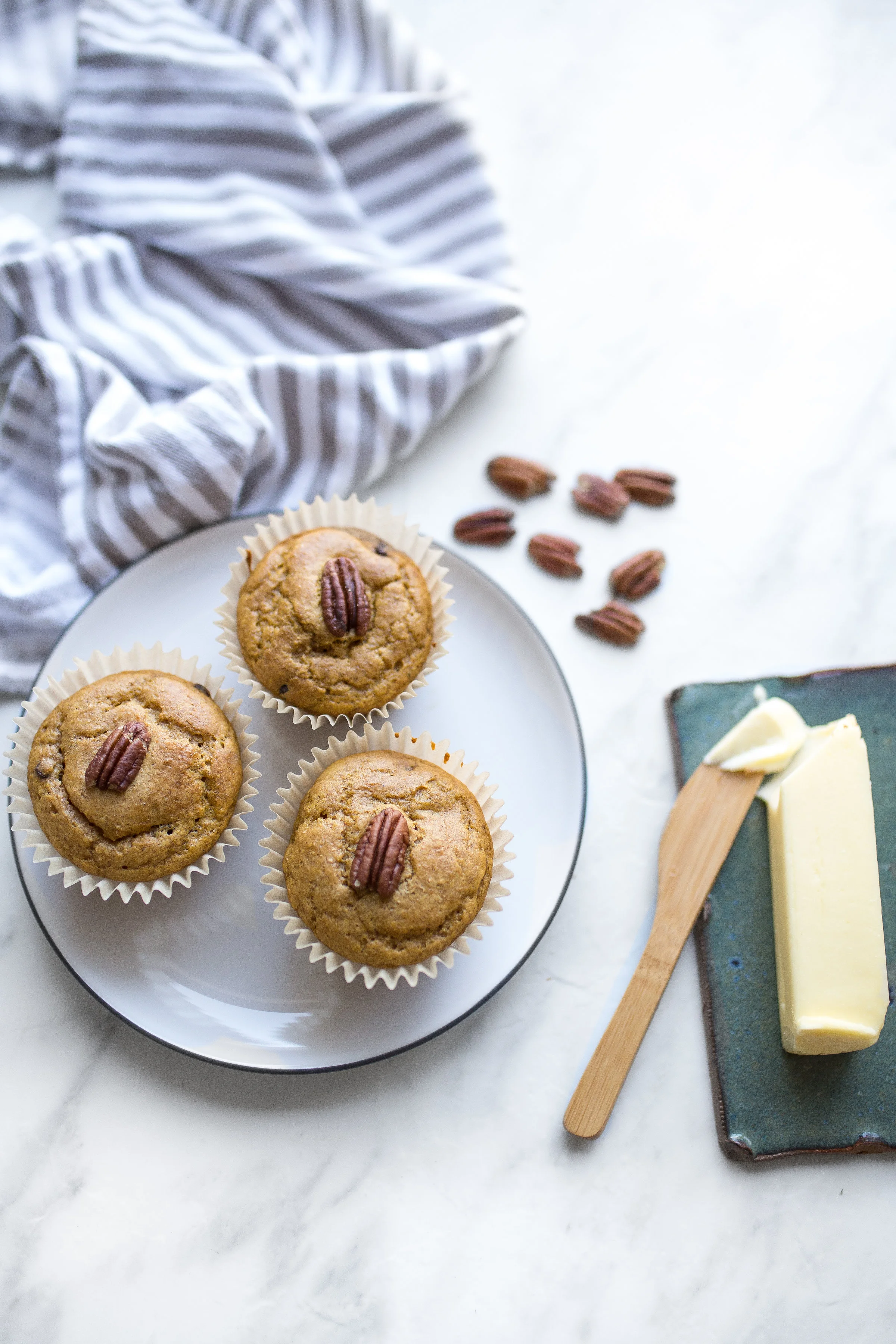 Pumpkin Pecan Muffins