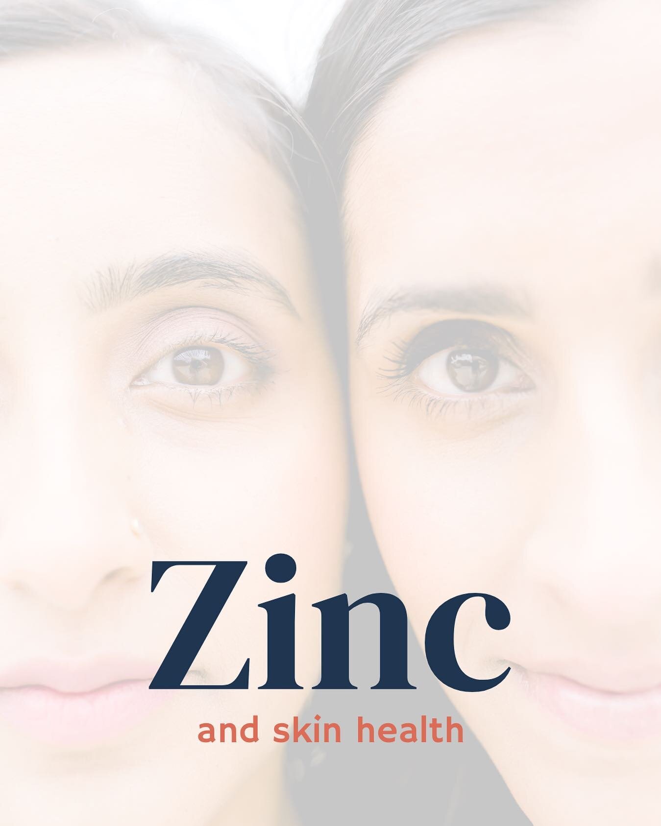 Let's talk about a HOT topic: Skin and zinc.

But first, a disclaimer 🤚🏾. I am not a doctor or dermatologist, so if you have specific questions about skin conditions, please see a trained specialist. 

Why am I sharing about this topic then? The li