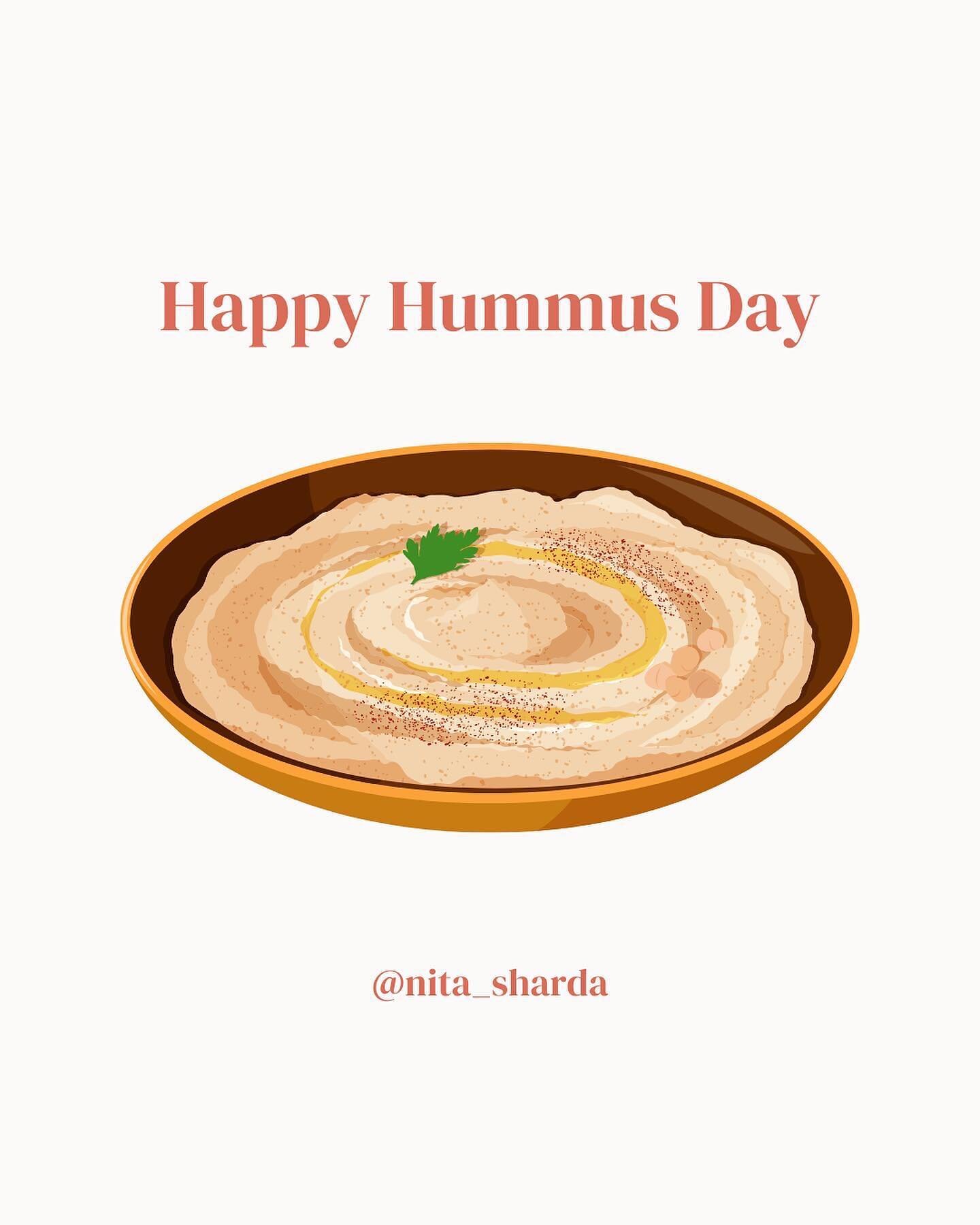 Yes, there is such a day. I am a freaking here for it. #HummusDay 

Are you a hummus fan? How do you enjoy it most?