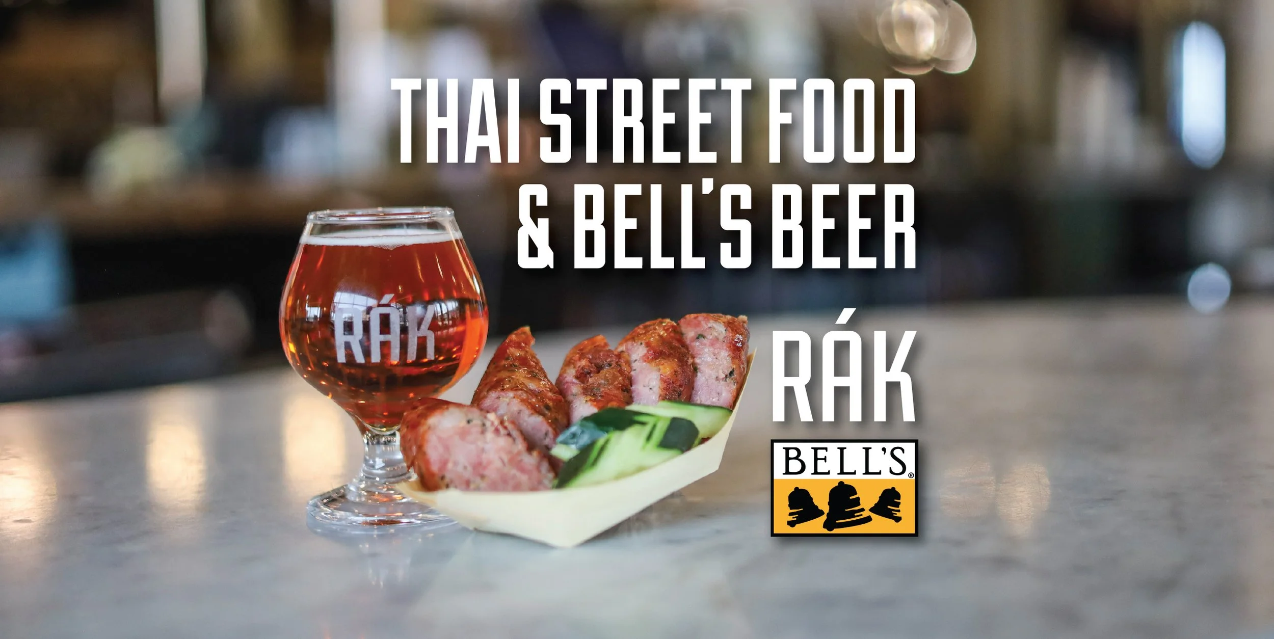 Thai Street Food & Bell's Beer at Rák