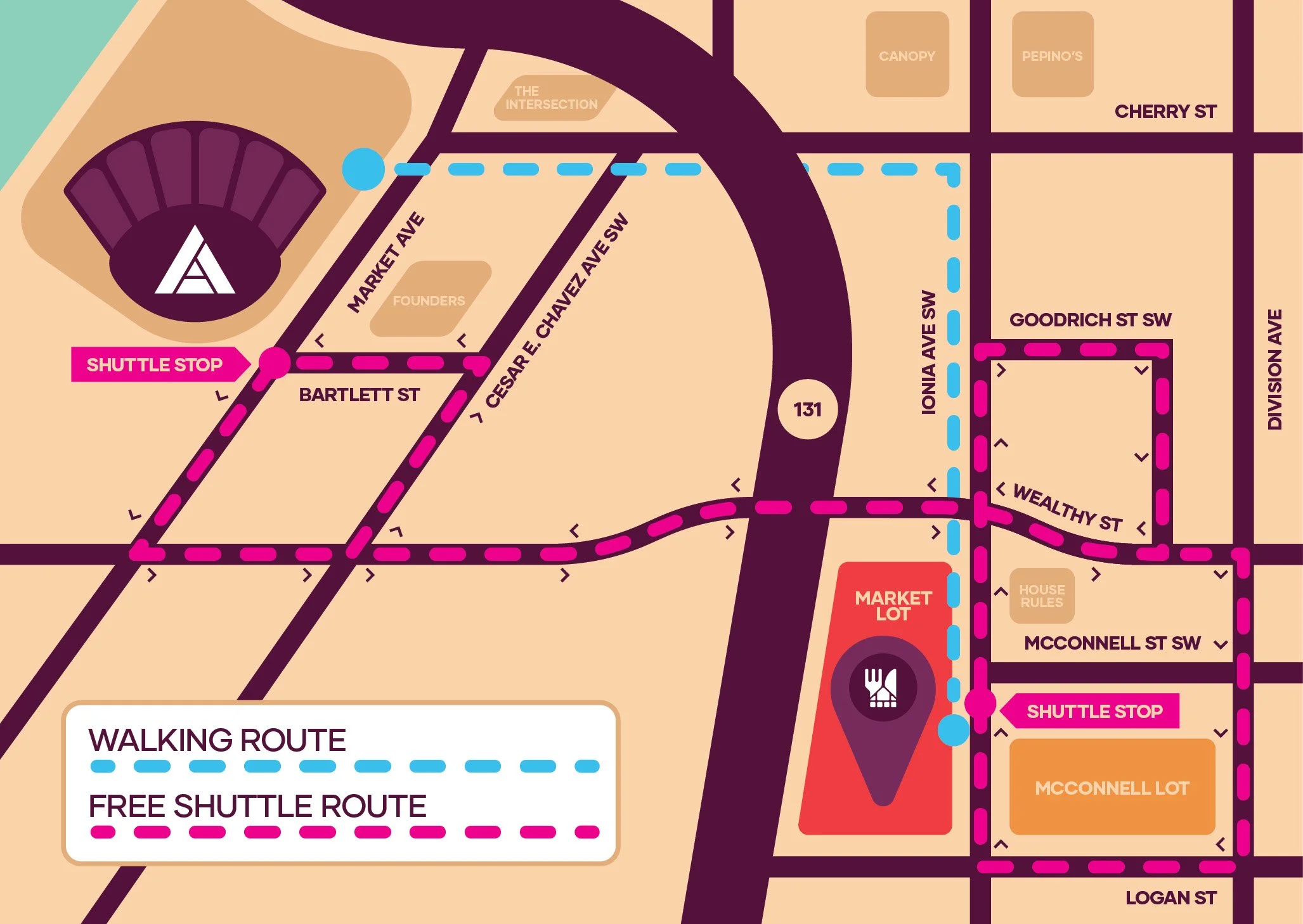 Free Shuttle to Kid Cudi at the Acrisure Amphitheater