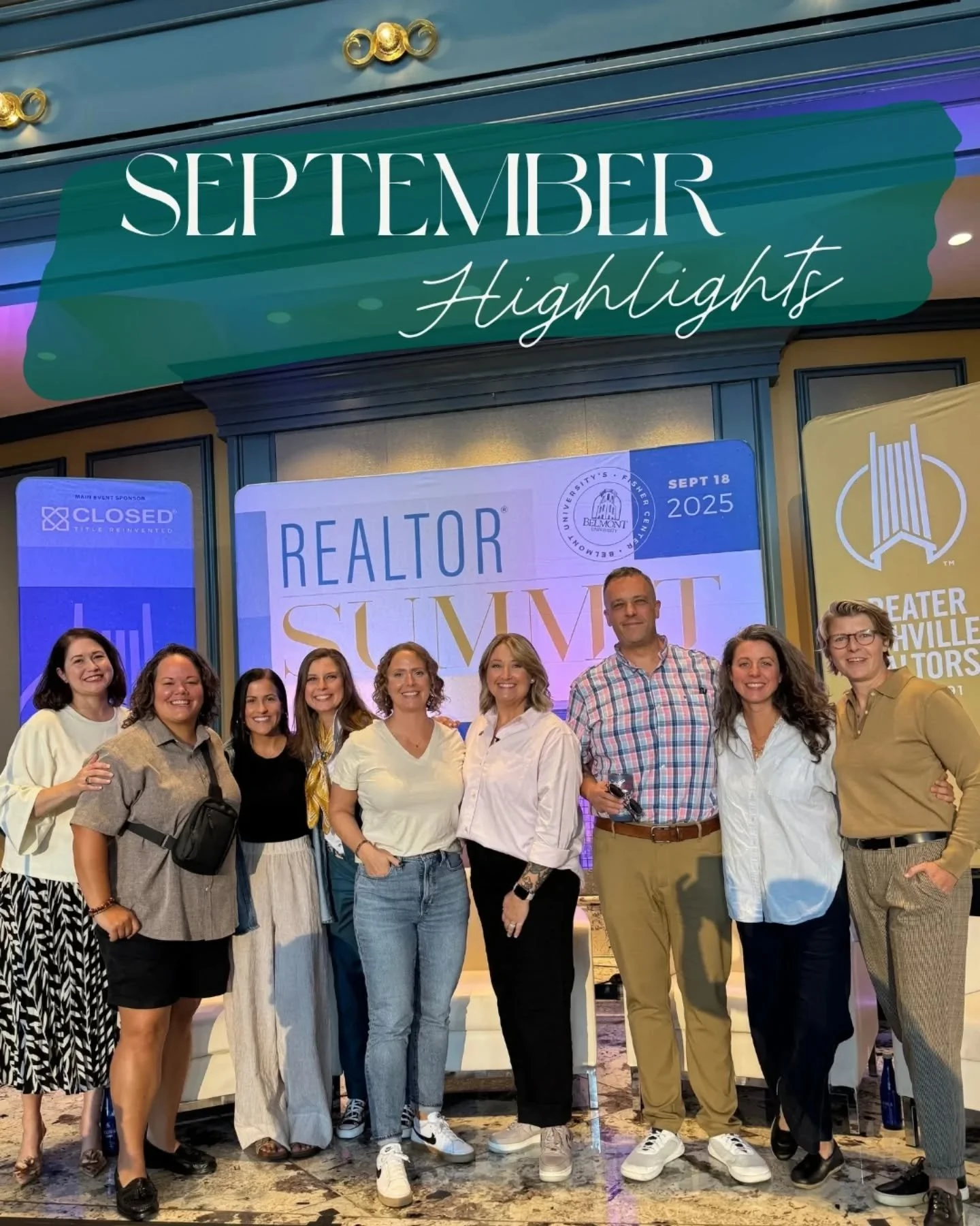 Here's the deal, September was full! 🍂💖

And by full, we mean both on our calendars but also our souls, cups, or whatever the saying is and we wish we could repeat it.

✨ We got to spend some time celebrating and supporting @lilamccannrealtor at th