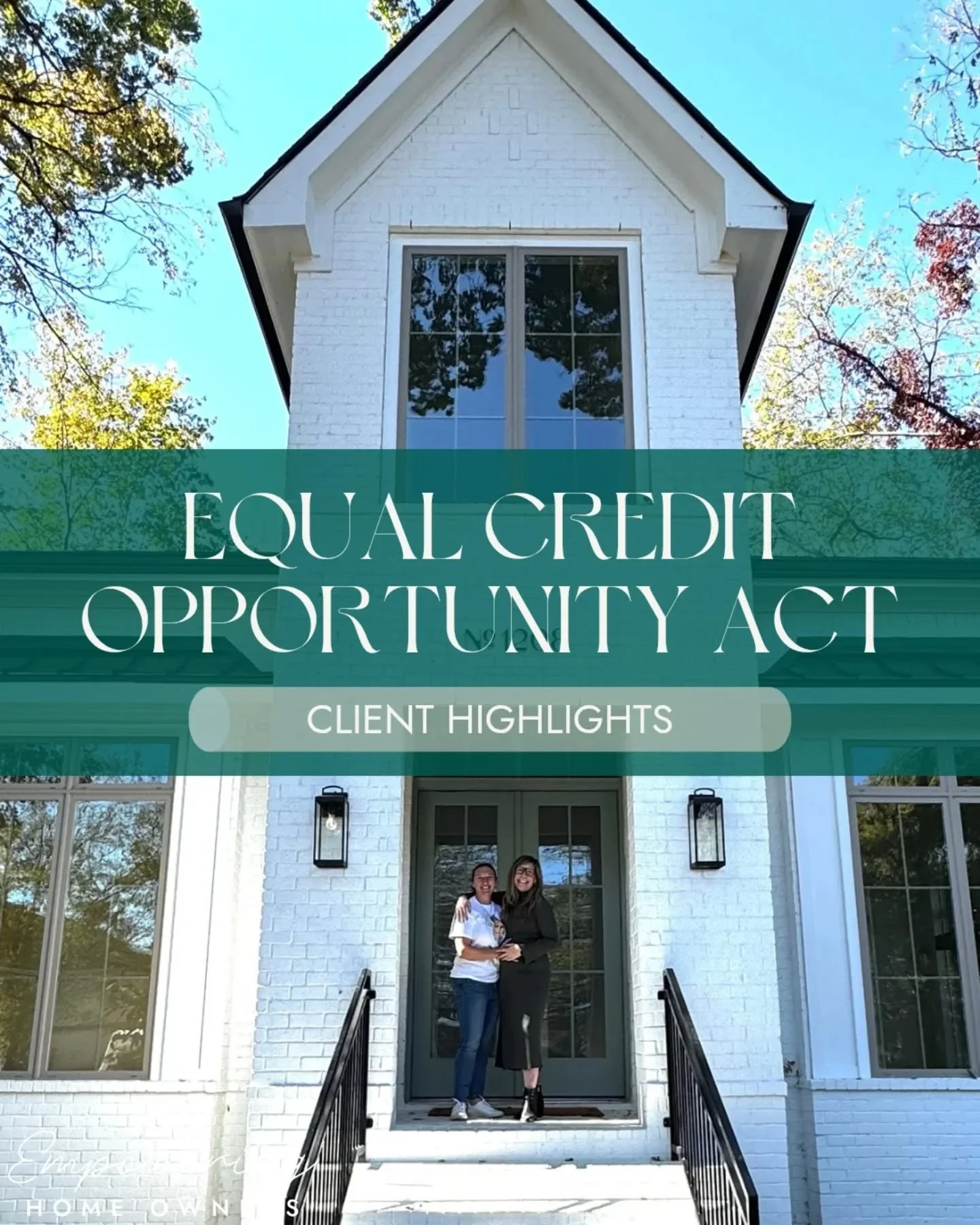 50 Years of Financial Autonomy! 🥂

In 1974, the Equal Credit Opportunity Act (ECOA) made it illegal to deny credit based on sex or marital status.
&middot; Before ECOA: Required male co-signer for a credit card or loan.
&middot; After ECOA: Financia