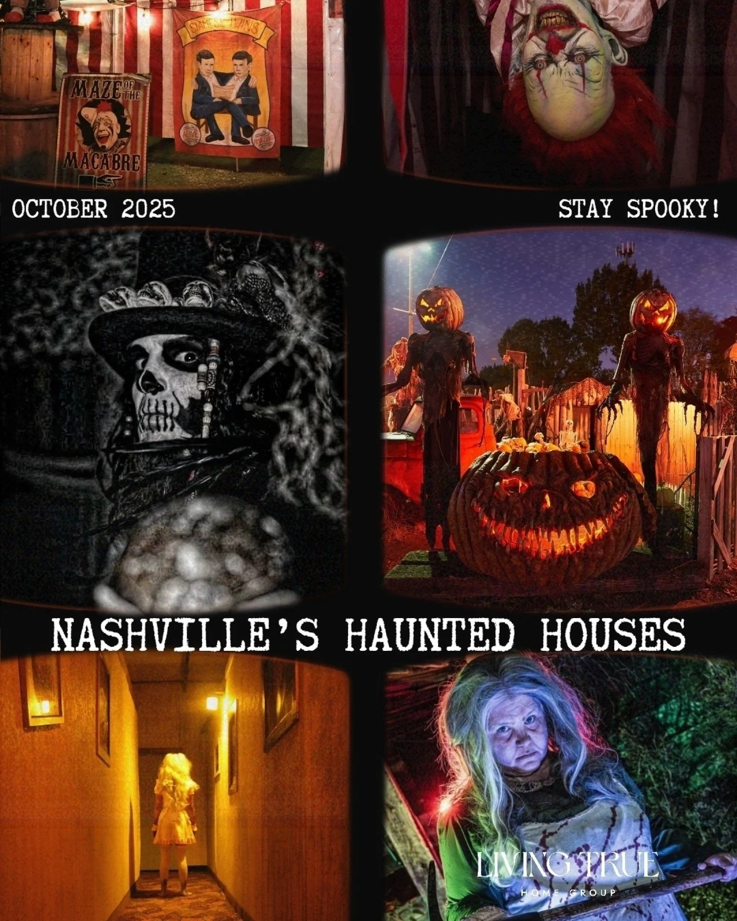 Is it really October if your feed isn&rsquo;t a little haunted? 👻

A bit outside our usual posts, but Lila couldn&rsquo;t resist sharing some of her favorite haunts around Nashville! For the full list (and links to grab your tickets), check the link