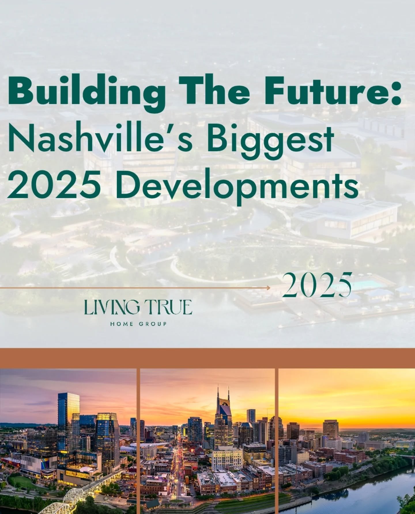 Nashville isn&rsquo;t just growing, it&rsquo;s transforming. From the East Bank and Oracle&rsquo;s riverfront campus to new towers, neighborhoods, and major cultural investments, 2025 feels like a true turning point for how our city lives, works, and