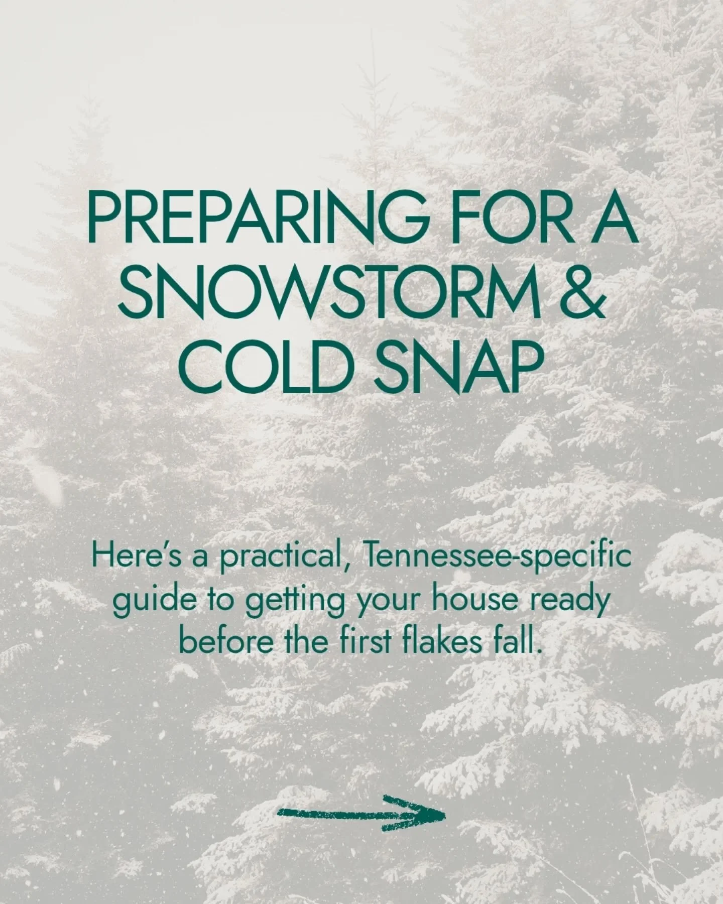 0 - 487" of snow is predicted this weekend and we want to make sure you are ready! ❄️

Whether you are a first timer to Tennessee winters or have experience with a classic, January cold front, this weekend may look a little different (if the rad