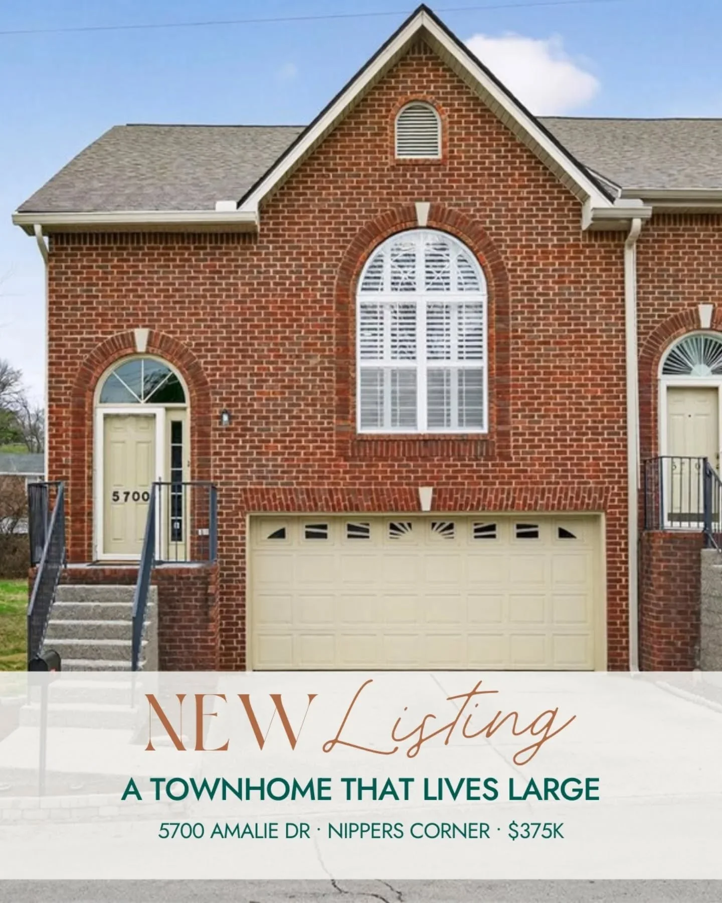 Stop scrolling and start packing because funding 2,100+ sqft in Nashville under $400k is a rare find. 

Yesterday was the teaser, today is the real deal! Whether you're looking for that extra half-bath or a spacious layout, 5700 Amalie Dr delivers.

