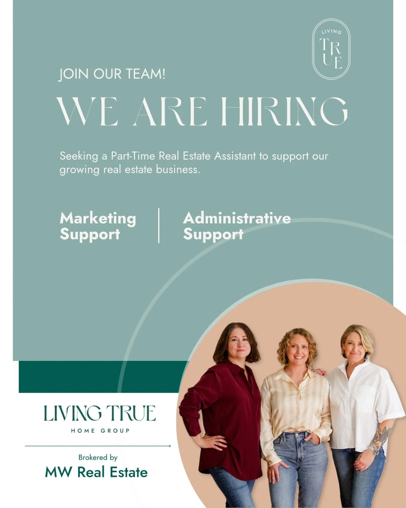 At Living True Home Group, we&rsquo;re building a warm, intentional, and growth‑minded environment where your strengths are seen, supported, and celebrated. ✨
We&rsquo;re excited to bring on a&nbsp;Part‑Time Real Estate Assistant&nbsp;to support our 