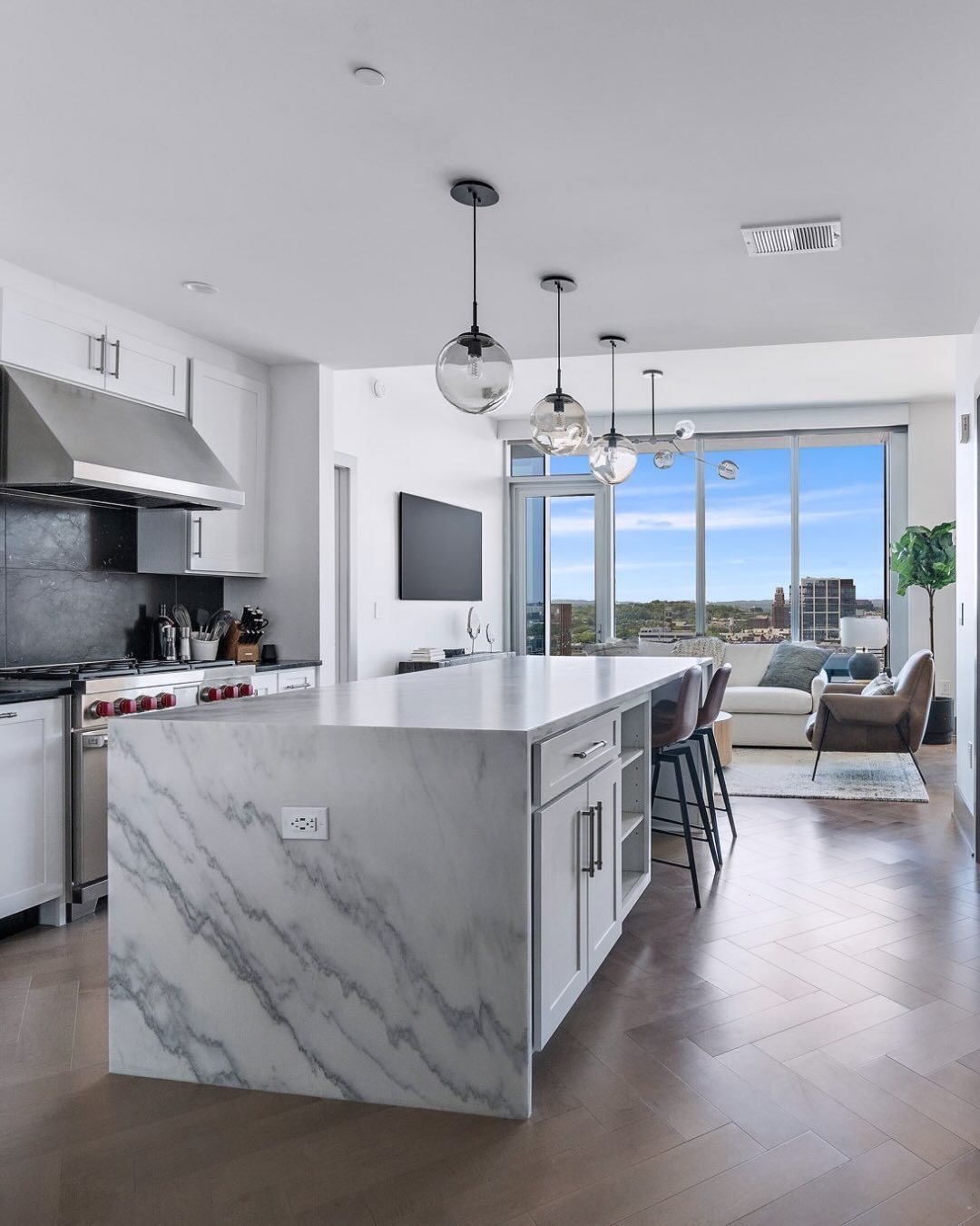 The award for best view goes to the Residences at Broadwest ✨

This stunning 1-bedroom comes complete with $100k in Restoration Hardware &amp; Arhaus furnishings&mdash;completely ready for you. Enjoy floor-to-ceiling windows that frame the city, a go